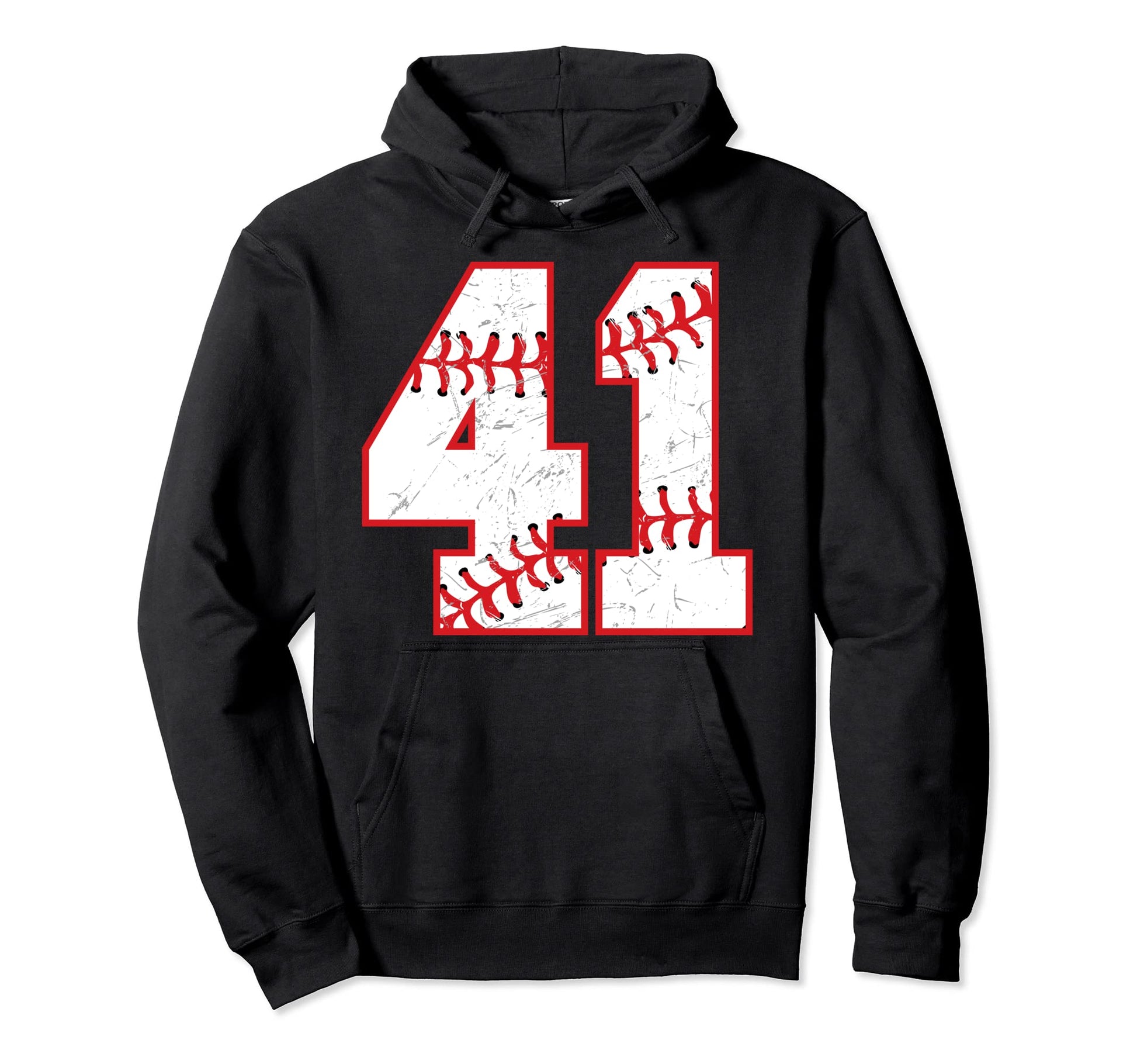 41 Birthday Baseball Theme Bday Hoodie - Casual Everyday Wear for Adults - T-Shirt, Sweatshirt, Hoodie