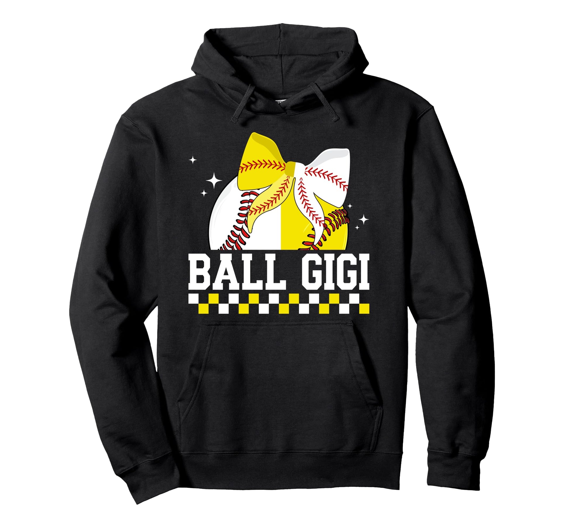 Ball Gigi Grandma Coquette Baseball Hoodie - Streetwear Style Unisex - T-Shirt, Sweatshirt, Hoodie