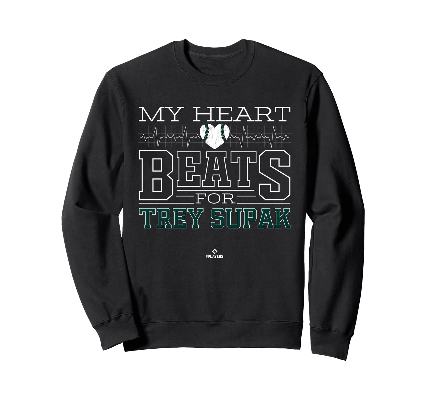 My Heart Beats Trey Supak Sweatshirt - Aesthetic Graphic for Adults - T-Shirt, Sweatshirt, Hoodie