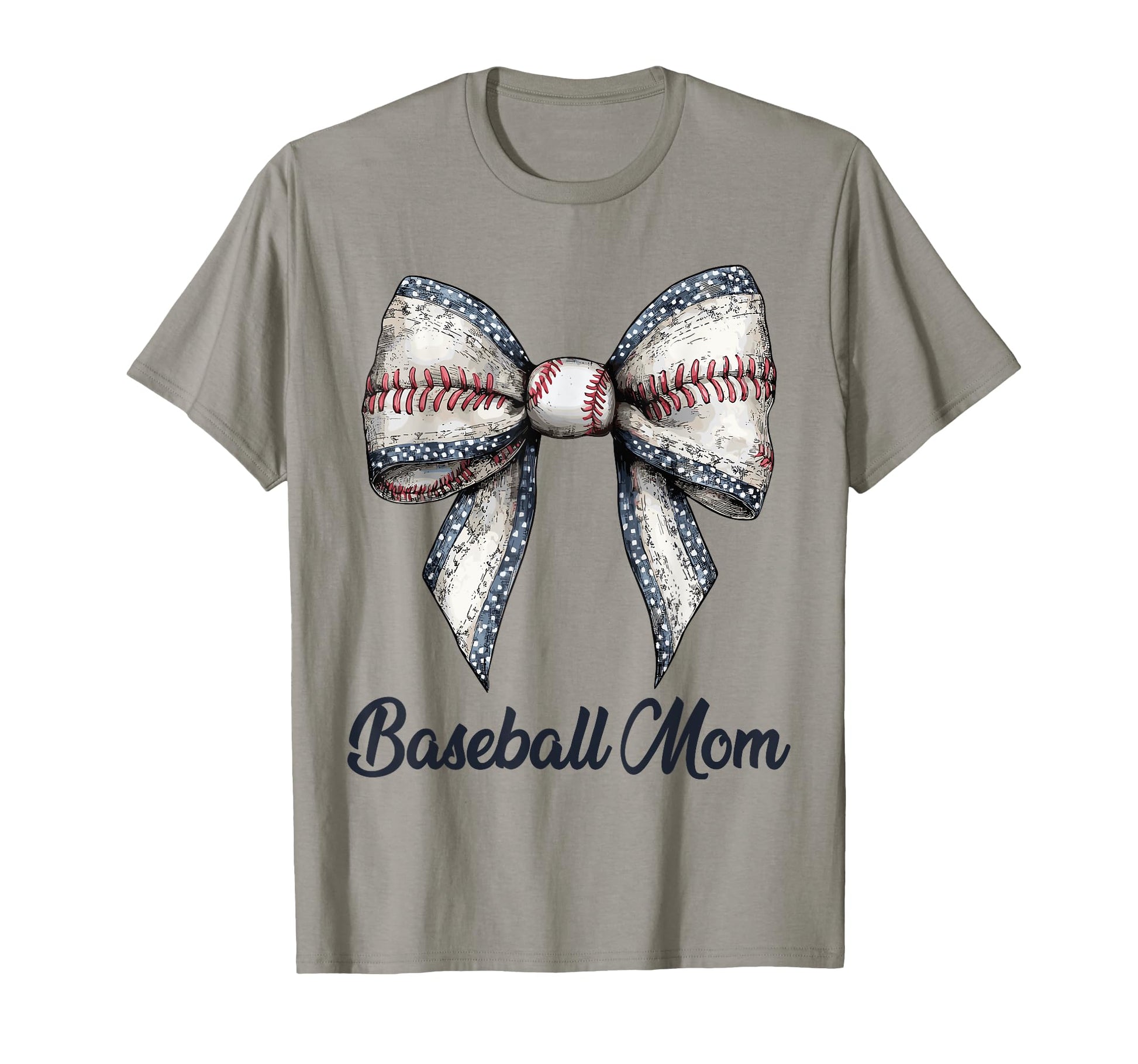 Baseball Mom Coquette Bow Baseball T-Shirt - Unique Graphic Men Women - T-Shirt, Sweatshirt, Hoodie