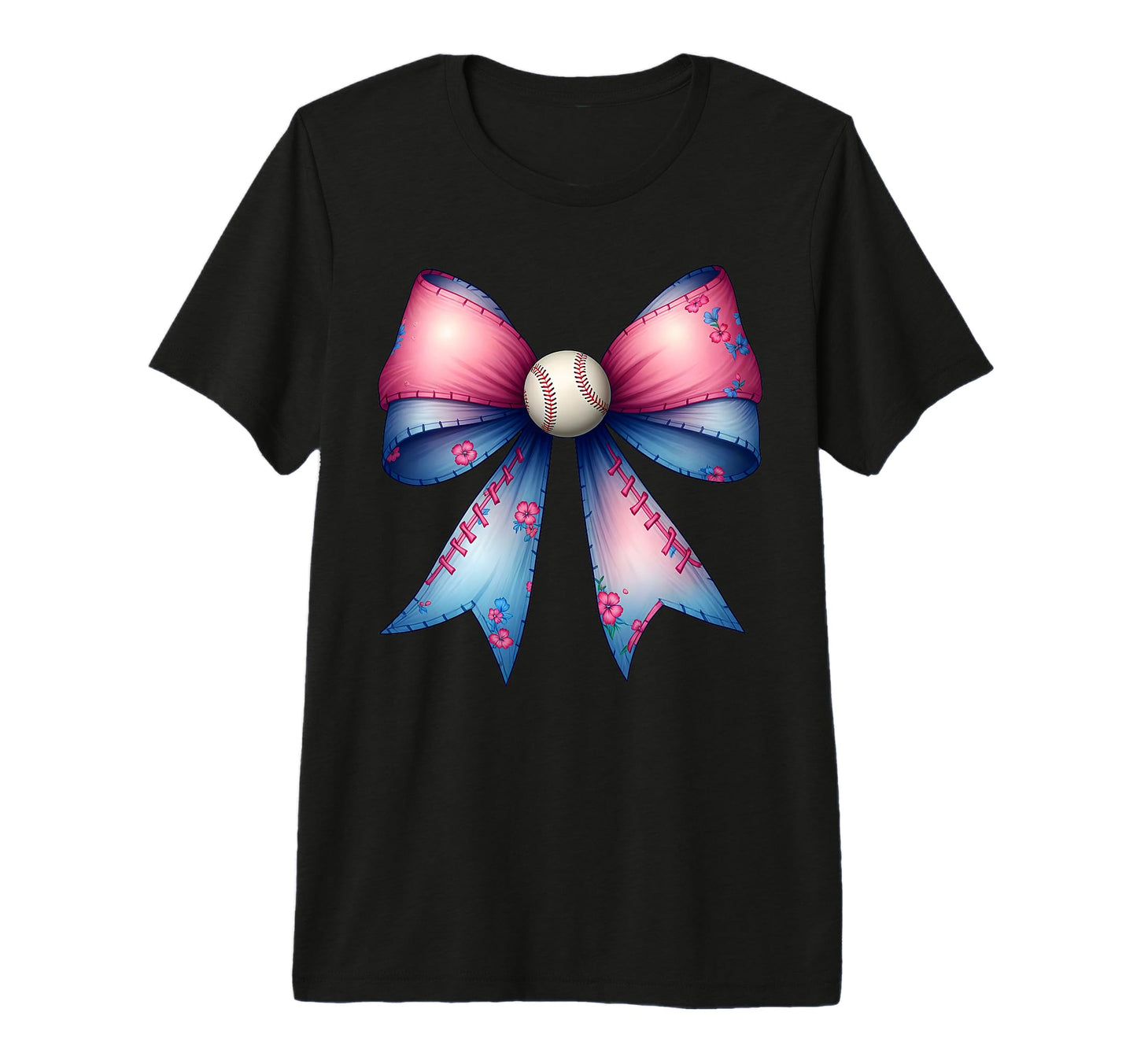 Coquette Bow Funny Baseball Lover T-Shirt - Aesthetic Graphic Men Women - T-Shirt, Sweatshirt, Hoodie