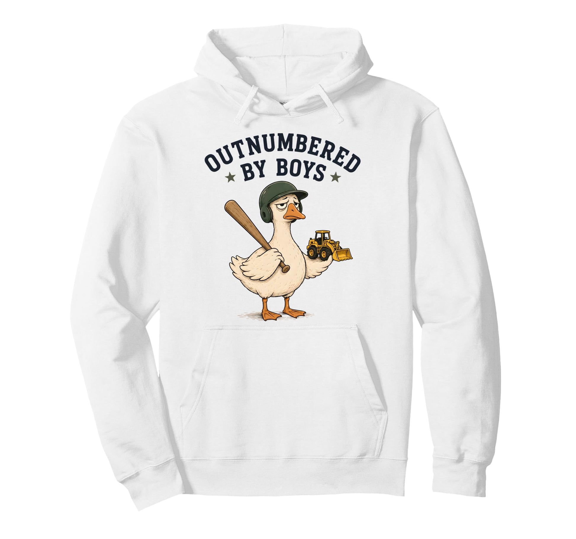 Funny Mom Goose Mothers Day Outnumbered Hoodie - Trendy Graphic Unisex - T-Shirt, Sweatshirt, Hoodie