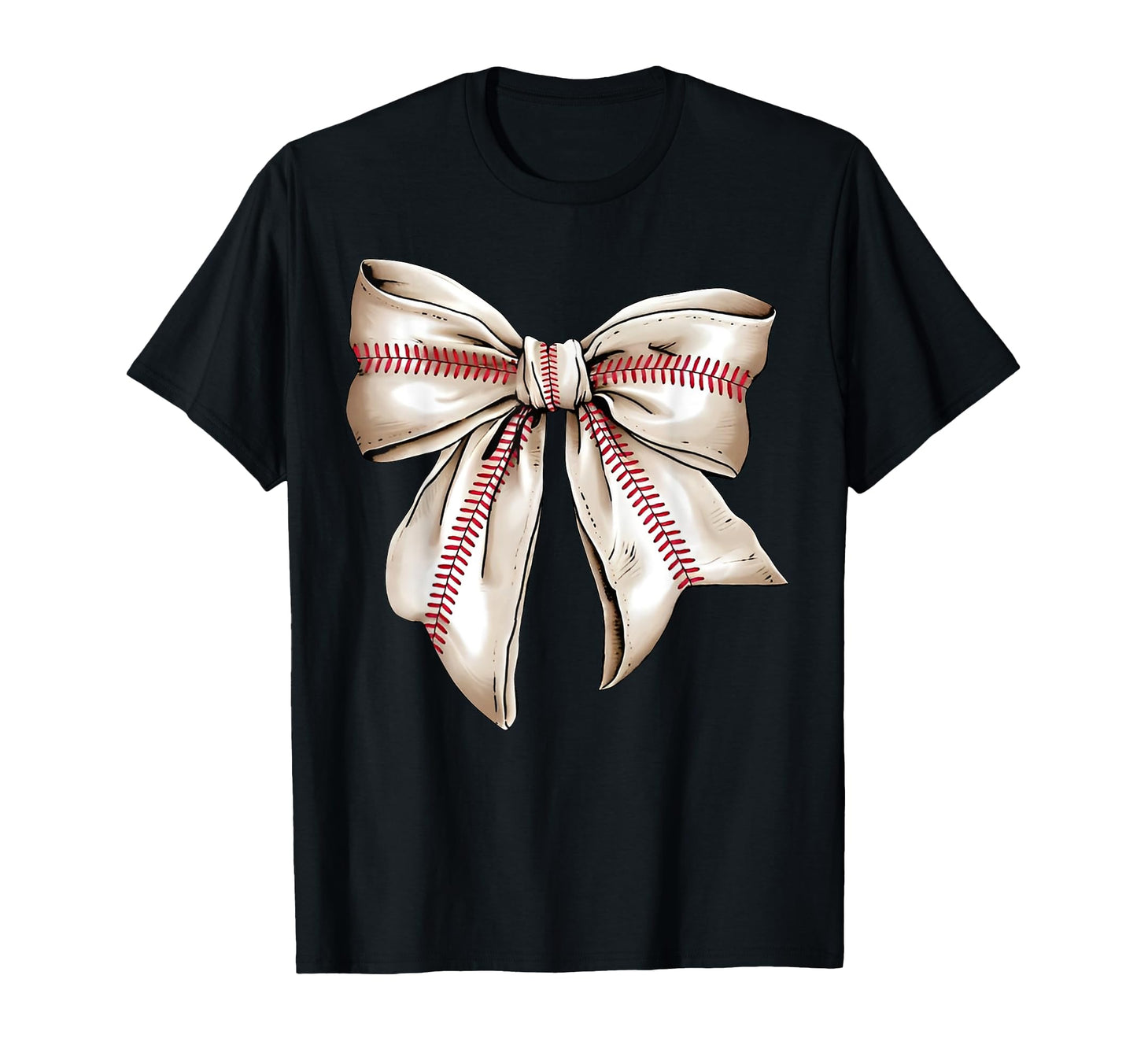 Baseball Mama Coquette Bow Game Day T-Shirt - Minimalist Print Men Women - T-Shirt, Sweatshirt, Hoodie