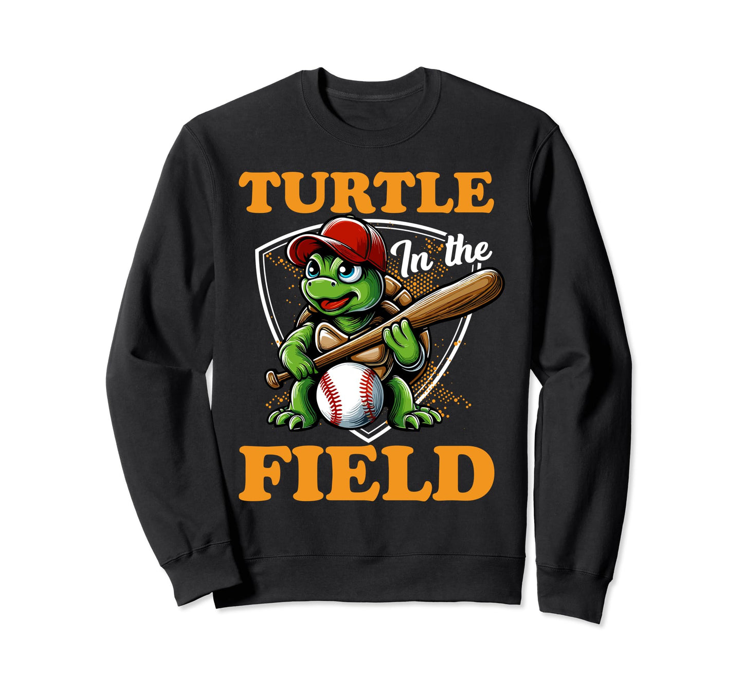 Turtle Field Funny Turtle Loves Sweatshirt - Aesthetic Graphic for Adults - T-Shirt, Sweatshirt, Hoodie