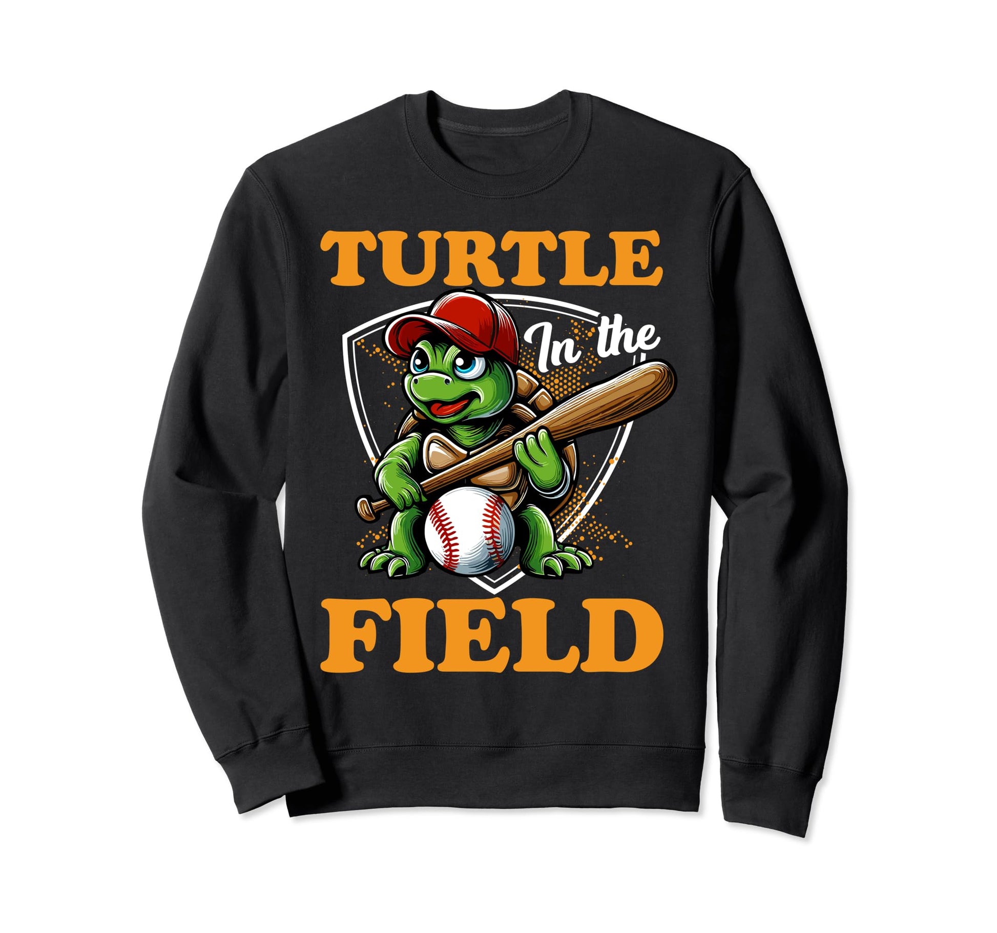 Turtle Field Funny Turtle Loves Sweatshirt - Aesthetic Graphic for Adults - T-Shirt, Sweatshirt, Hoodie