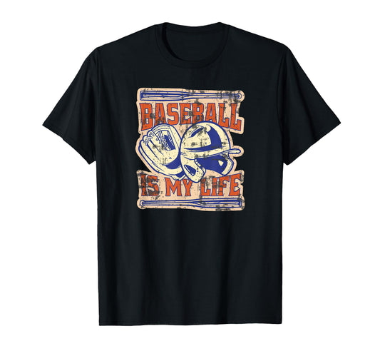Baseball Baseball Is My Life T-Shirt - Trendy Graphic Men Women - T-Shirt, Sweatshirt, Hoodie