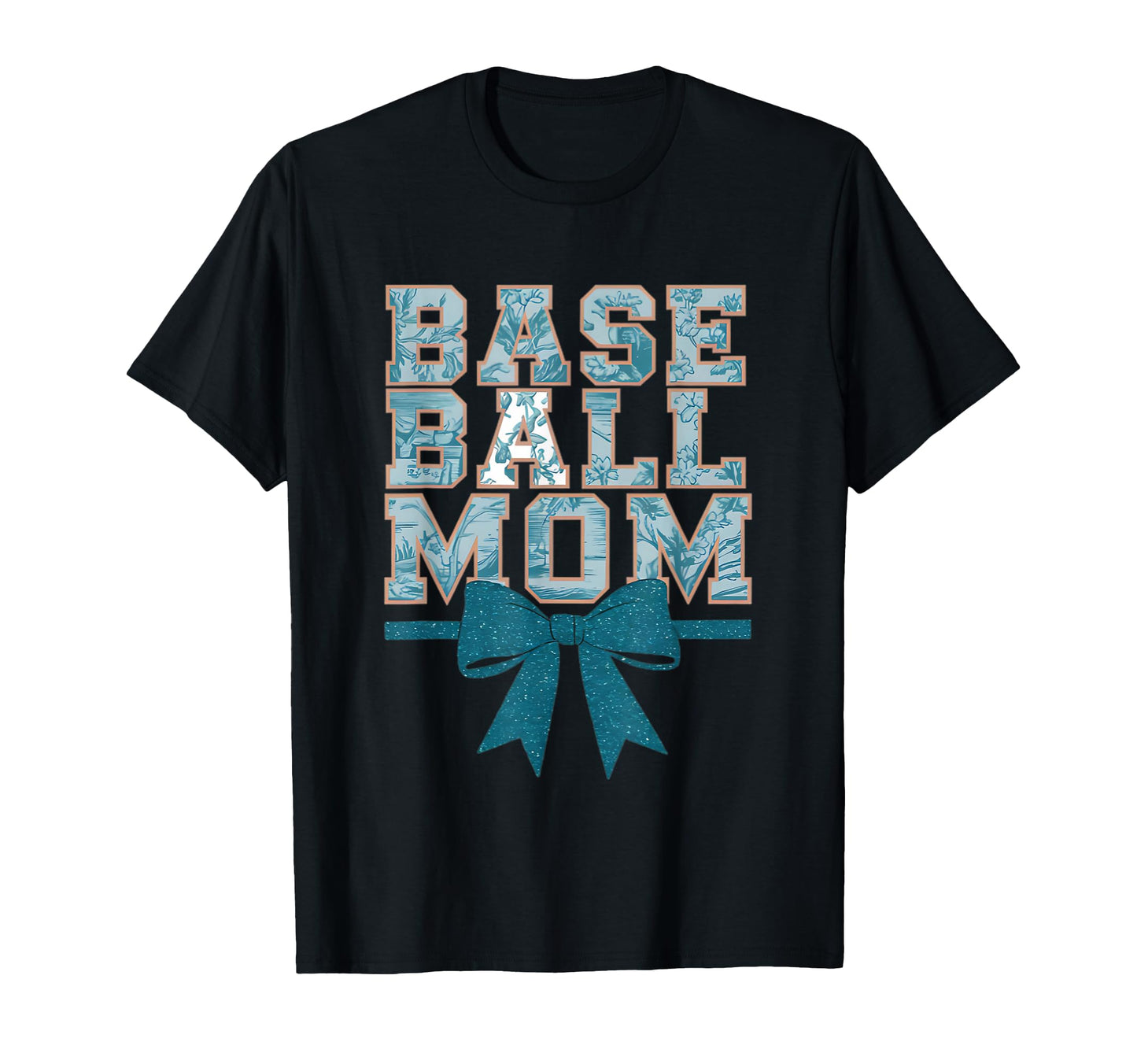 Baseball Mom Coquette Bow Mothers T-Shirt - Casual Everyday Wear Men Women - T-Shirt, Sweatshirt, Hoodie