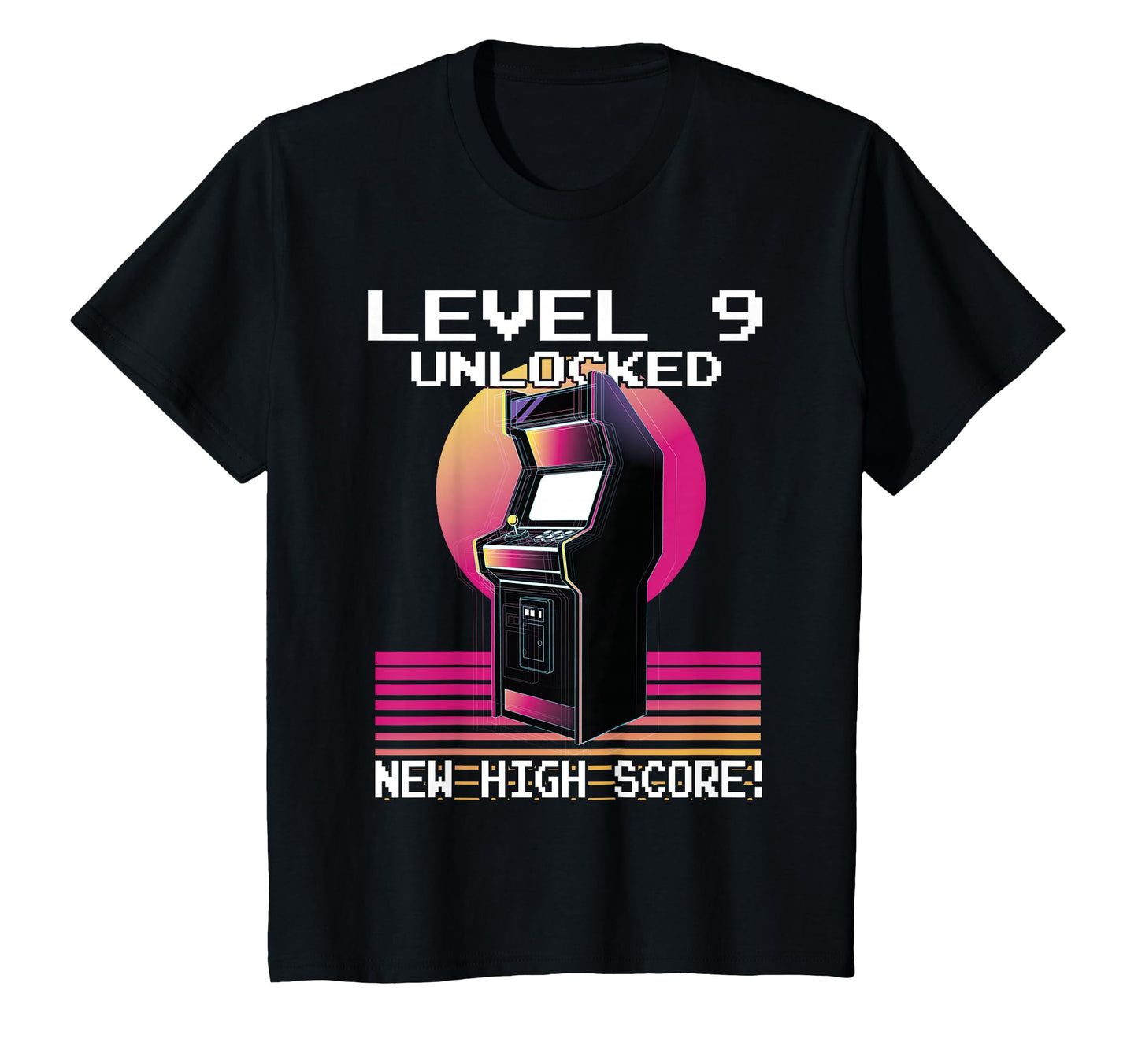 Level 9 Unlocked Gamer 9Th Birthday T-Shirt - Casual Everyday Wear Unisex - T-Shirt, Sweatshirt, Hoodie