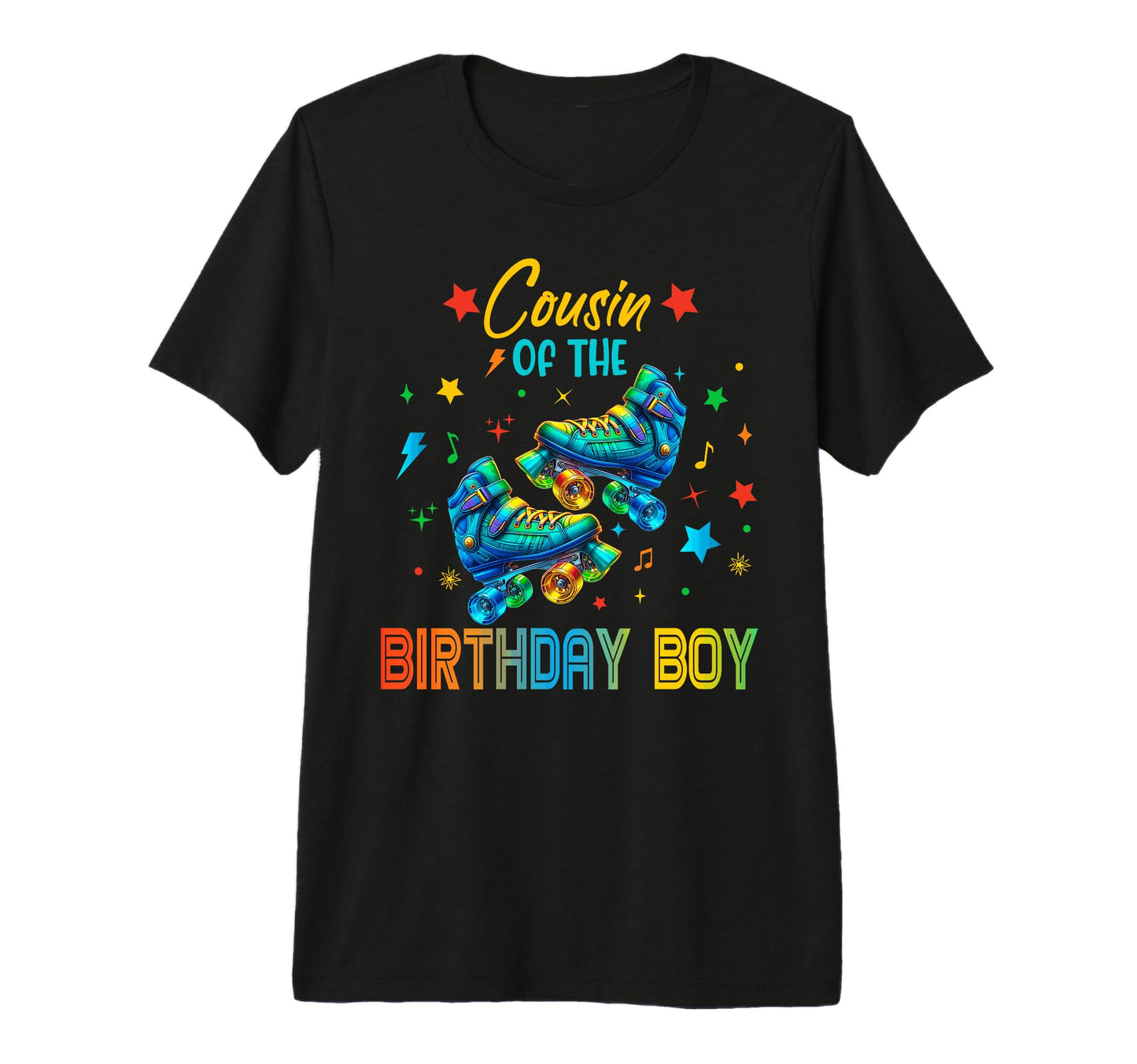 Roller Skates Birthday Costume Tri Blend T-Shirt - Unique Graphic Men Women - T-Shirt, Sweatshirt, Hoodie