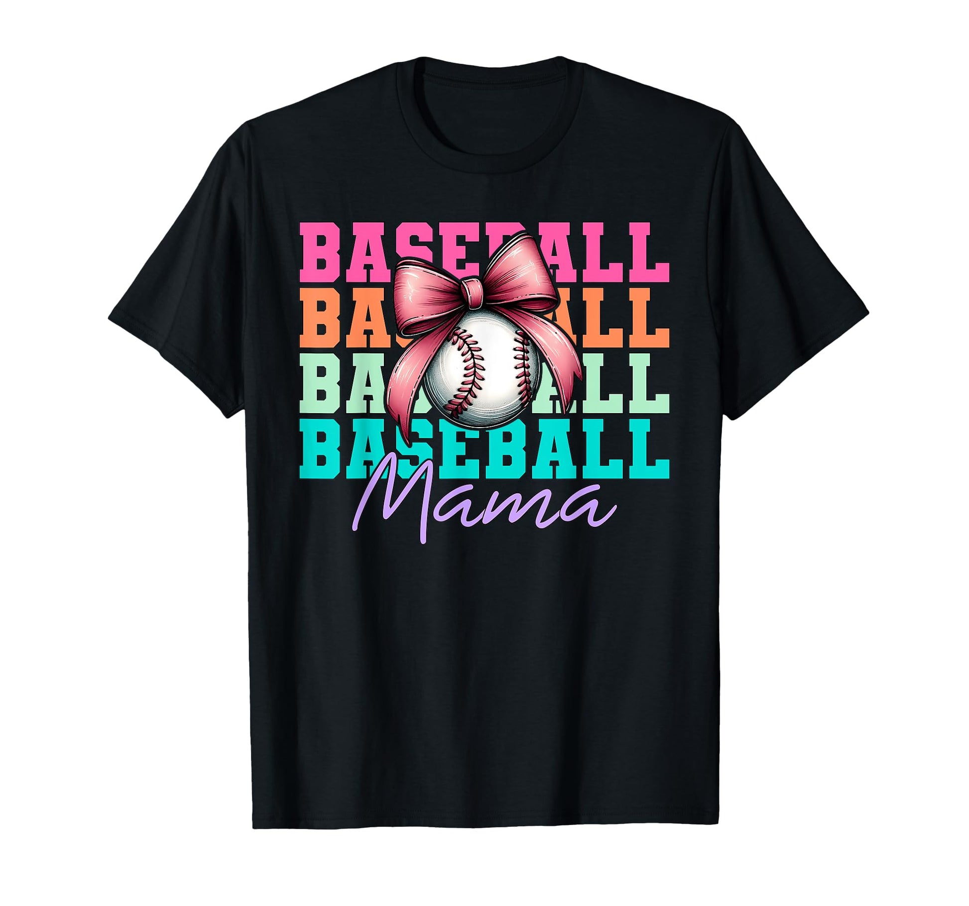 Baseball Mama Baseball Mom Mothers T-Shirt - Custom Art Print for Adults - T-Shirt, Sweatshirt, Hoodie