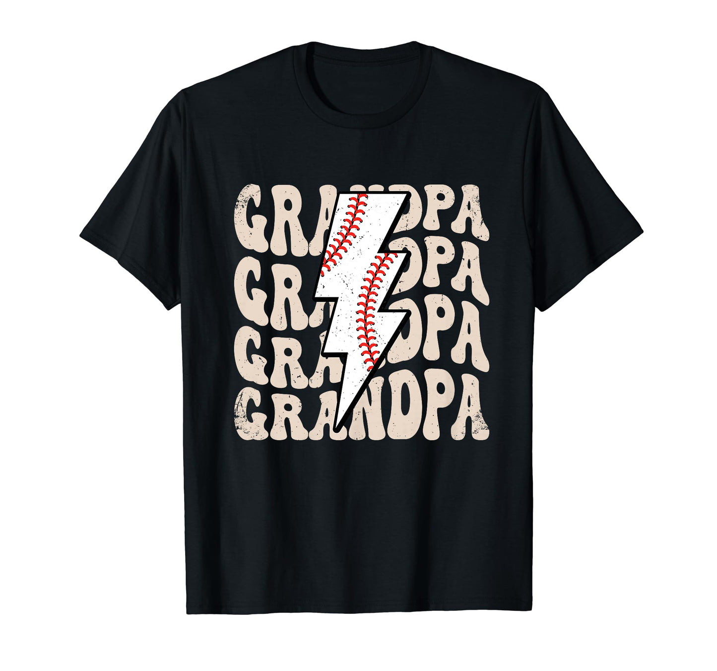 Lightning Groovy Proud Baseball Grandpa T-Shirt - Streetwear Style Unisex - T-Shirt, Sweatshirt, Hoodie