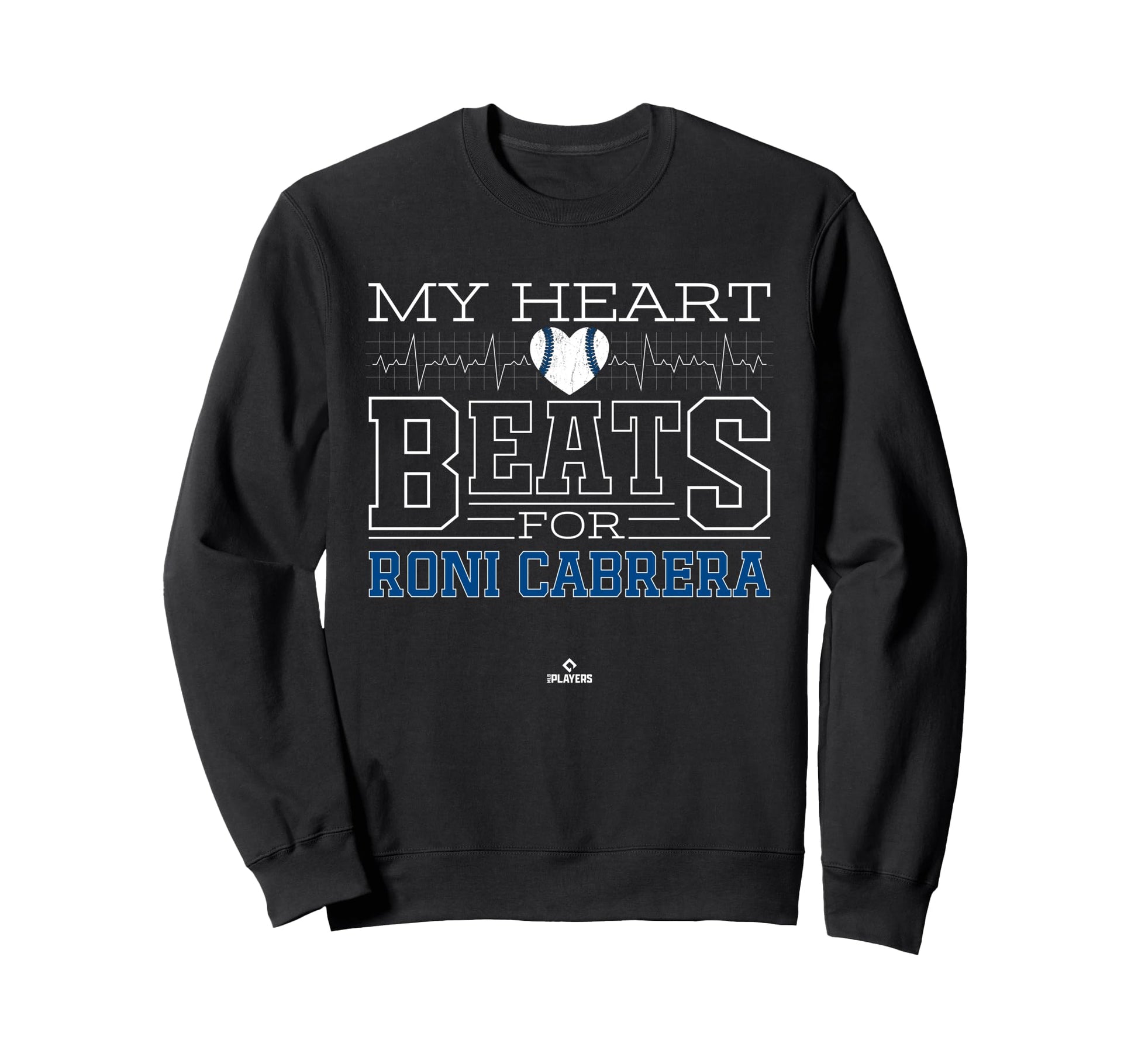 My Heart Beats Roni Cabrera Sweatshirt - Minimalist Print for Adults - T-Shirt, Sweatshirt, Hoodie