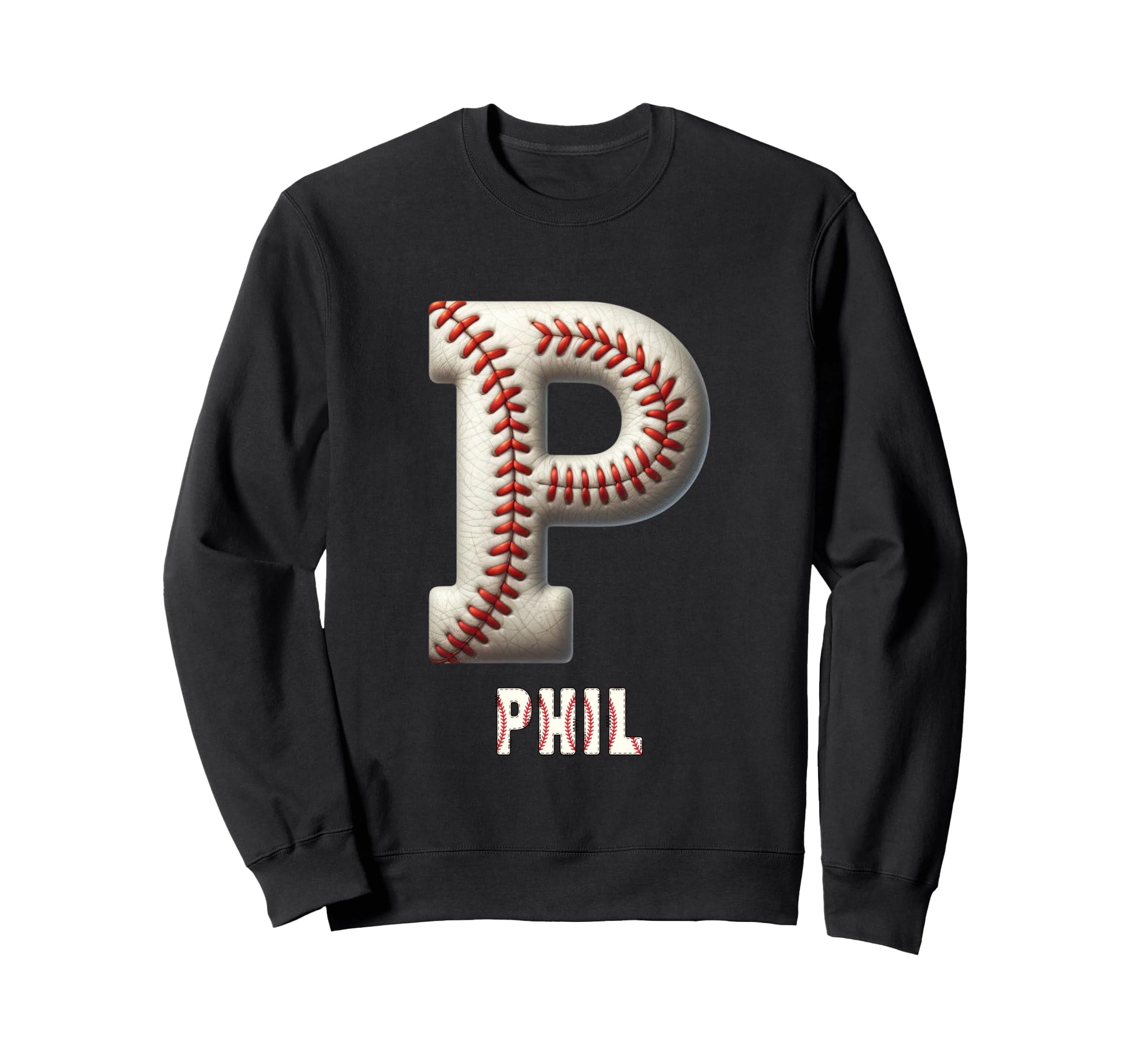 Baseball Home Run Kiano Initial Sweatshirt - Fun Novelty Design Unisex - T-Shirt, Sweatshirt, Hoodie