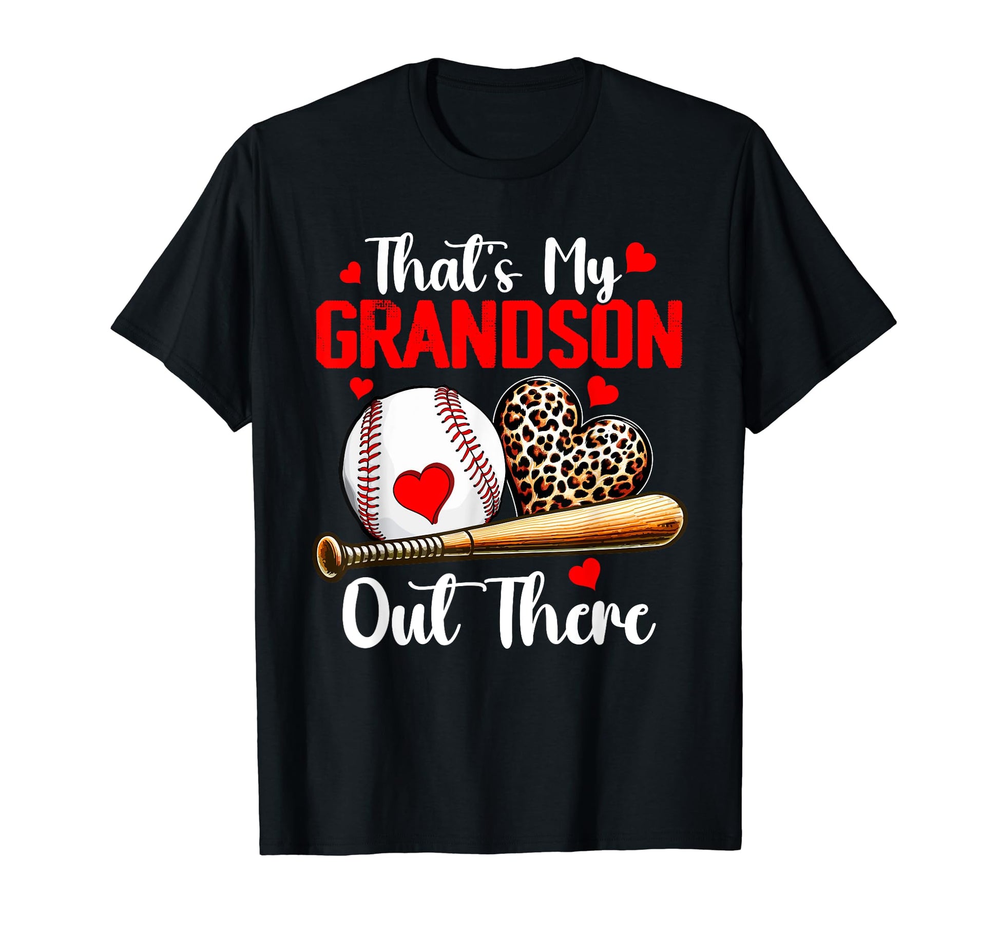 Thats My Grandson Costume Leopard Proud T-Shirt - Unique Graphic Unisex - T-Shirt, Sweatshirt, Hoodie