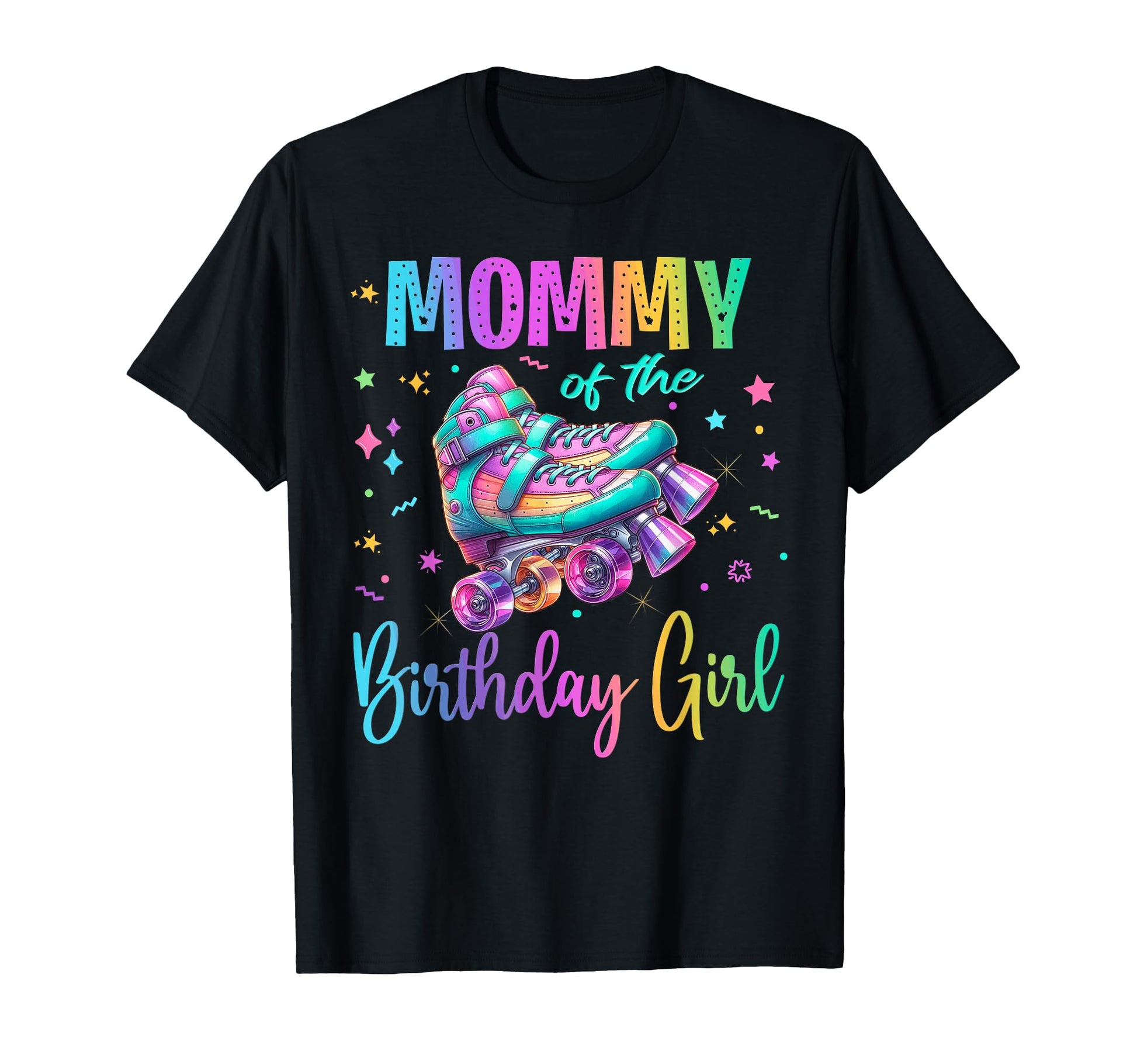 Roller Skates Birthday Skating Party T-Shirt - Custom Art Print Men Women - T-Shirt, Sweatshirt, Hoodie