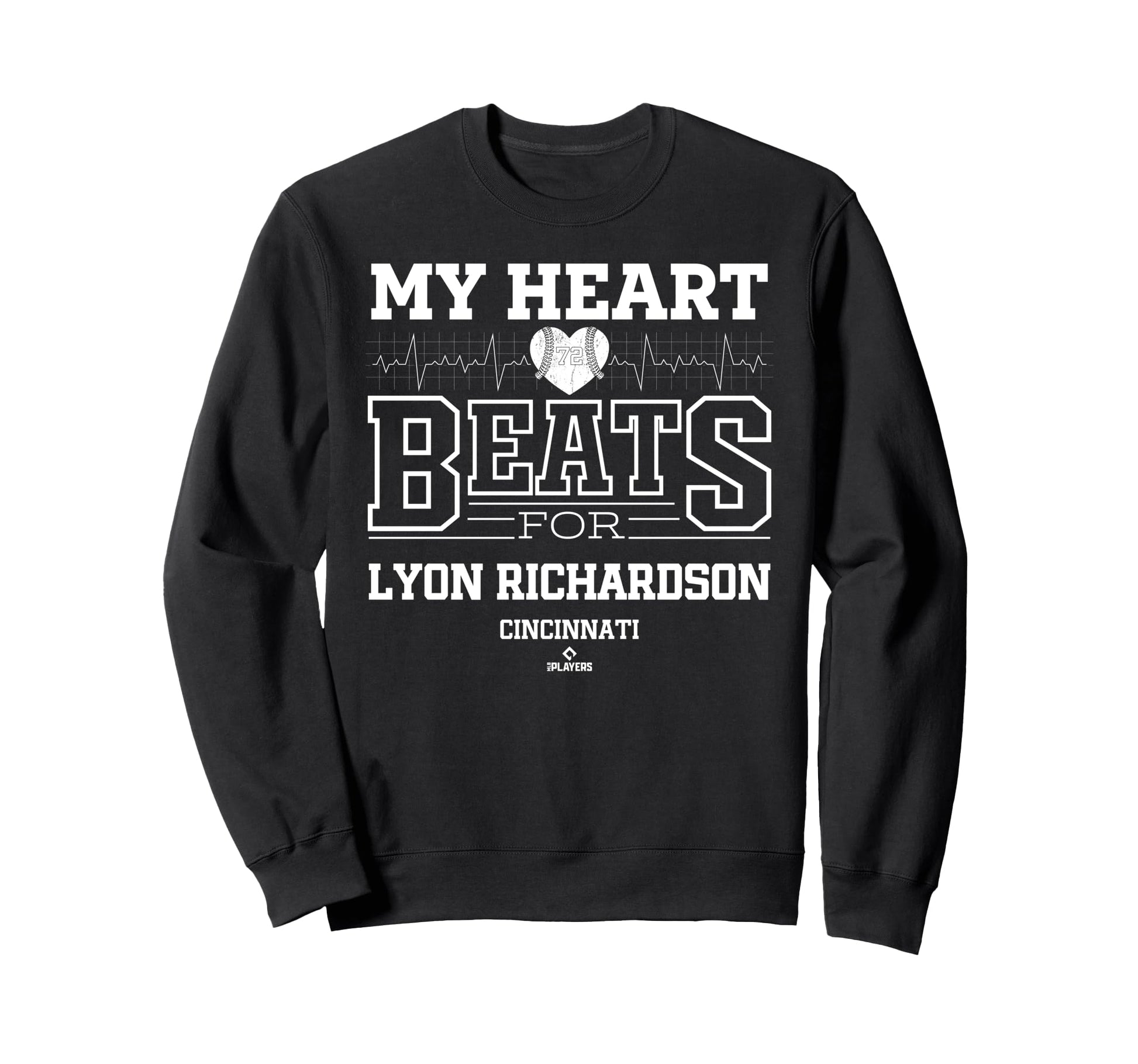 My Heart Beats Lyon Richardson Sweatshirt - Minimalist Print Unisex - T-Shirt, Sweatshirt, Hoodie