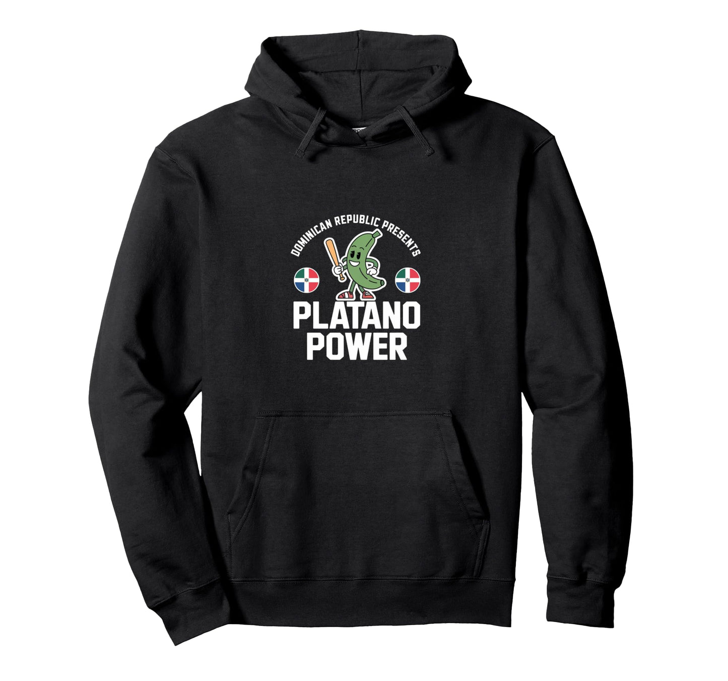 Dominican Republic Platano Power Hoodie - Fun Novelty Design Unisex - T-Shirt, Sweatshirt, Hoodie