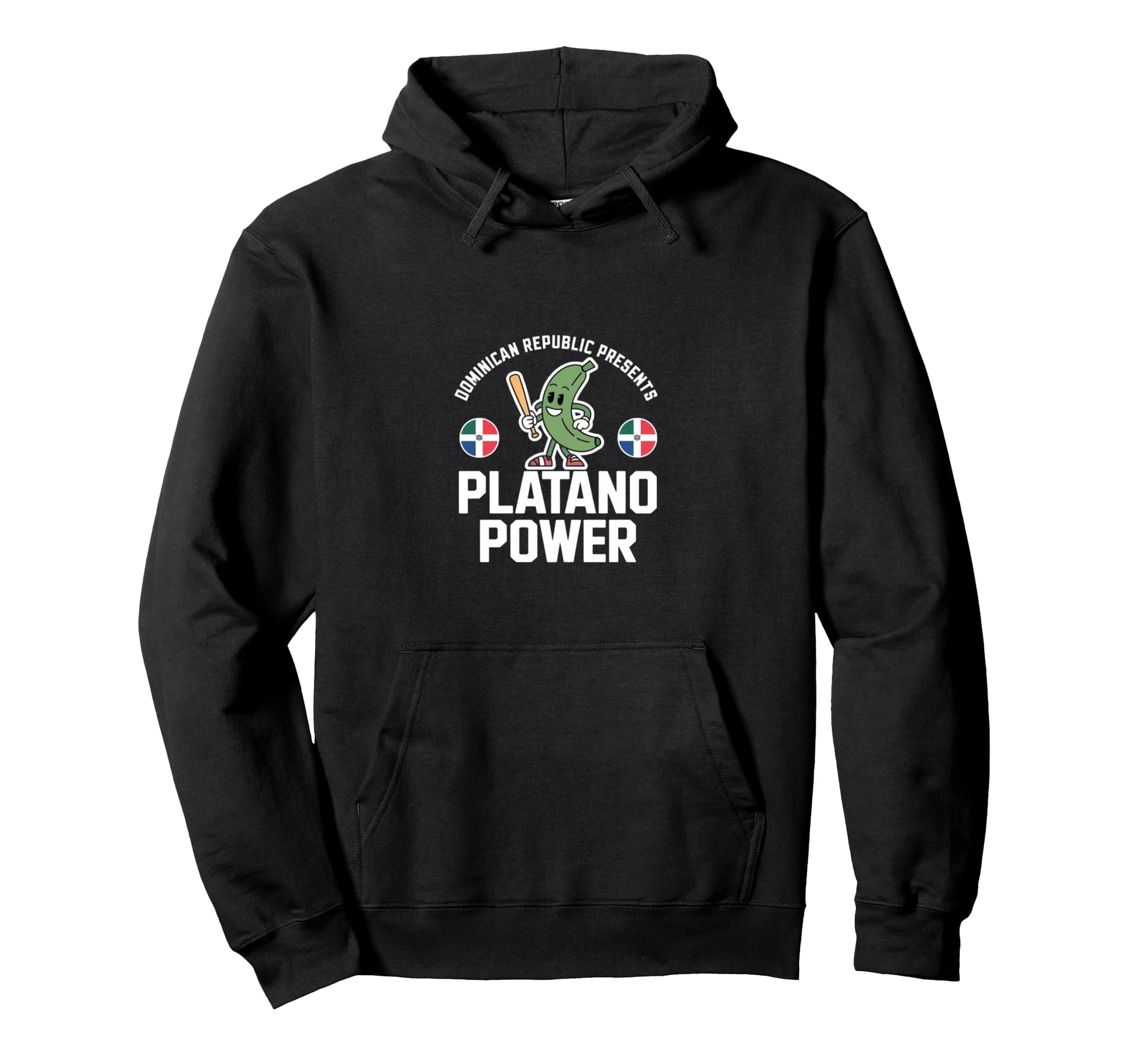 Dominican Republic Platano Power Hoodie - Fun Novelty Design Unisex - T-Shirt, Sweatshirt, Hoodie