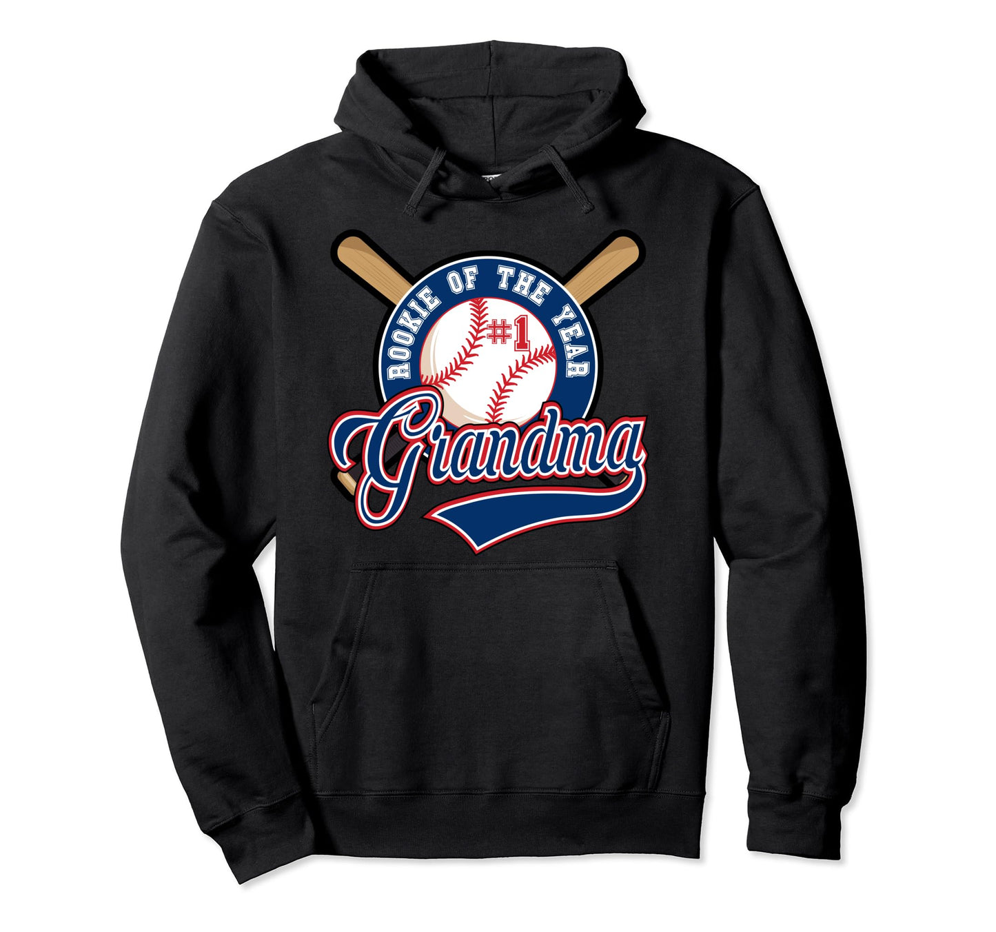 Grandma Rookie Year 1St Birthday Hoodie - Fun Novelty Design Unisex - T-Shirt, Sweatshirt, Hoodie