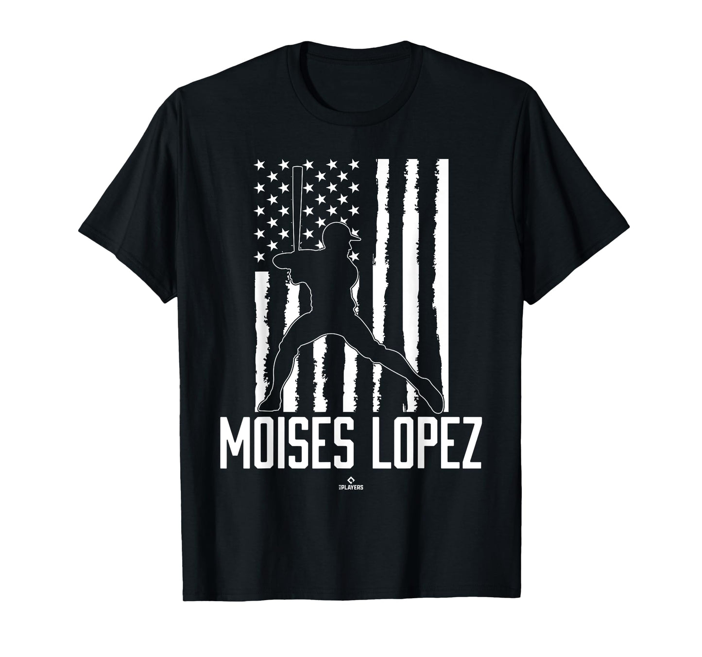 Distressed Flag Swing Moises Lopez T-Shirt - Graphic Print for Adults - T-Shirt, Sweatshirt, Hoodie