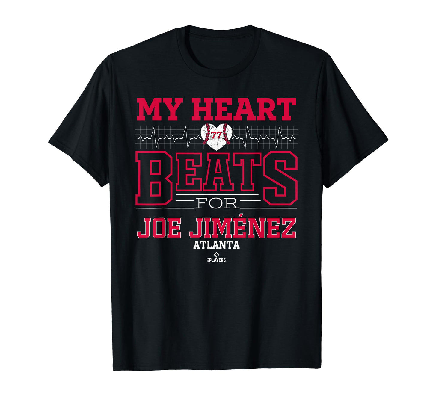 My Heart Beats Joe Jim Nez Atlanta T-Shirt - Aesthetic Graphic for Adults - T-Shirt, Sweatshirt, Hoodie