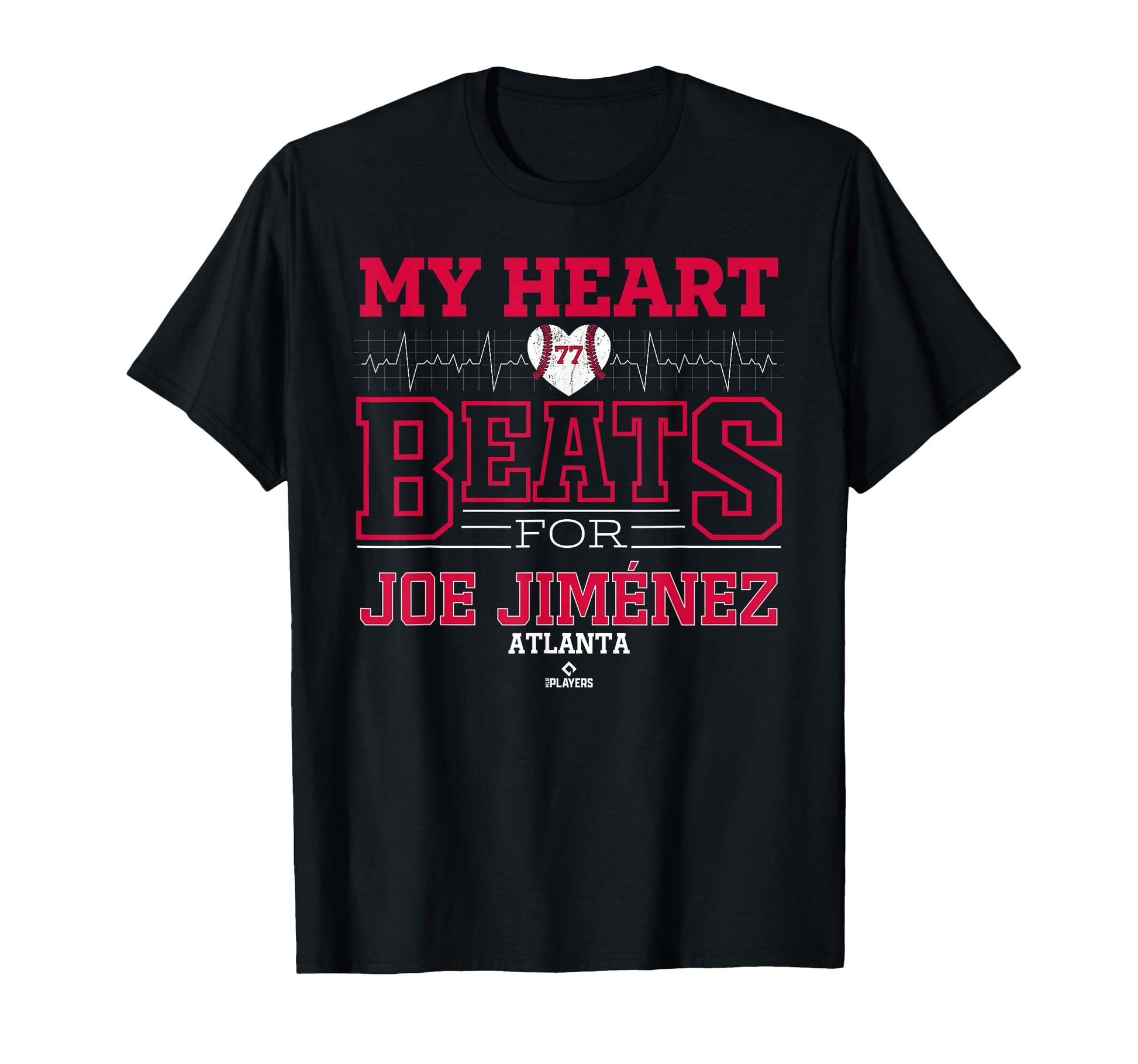 My Heart Beats Joe Jim Nez Atlanta T-Shirt - Aesthetic Graphic for Adults - T-Shirt, Sweatshirt, Hoodie