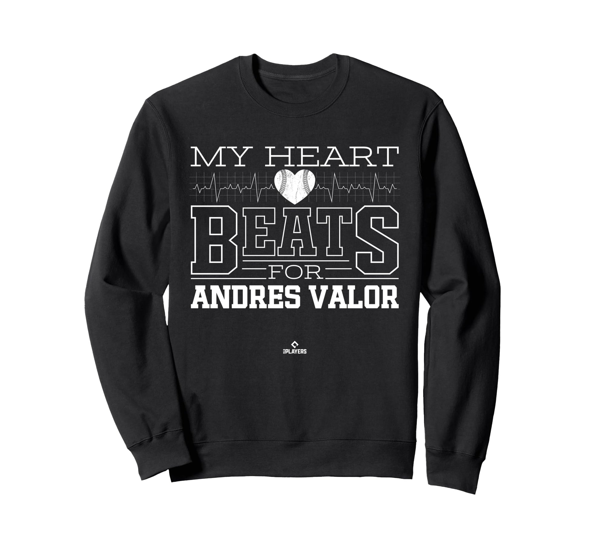 My Heart Beats Andres Valor Prospect Sweatshirt - Unique Graphic Unisex - T-Shirt, Sweatshirt, Hoodie