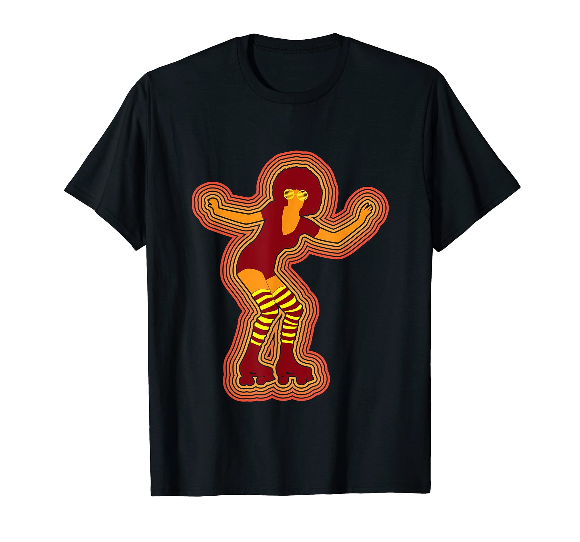 70S Rollerskating Roller Skates Gift T-Shirt - Trendy Graphic Unisex - T-Shirt, Sweatshirt, Hoodie