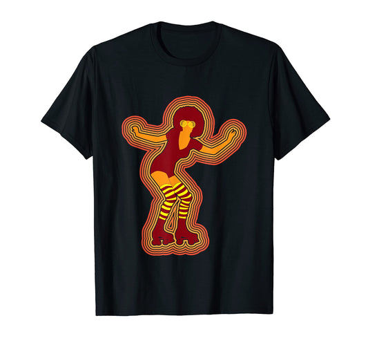 70S Rollerskating Roller Skates Gift T-Shirt - Trendy Graphic Unisex - T-Shirt, Sweatshirt, Hoodie