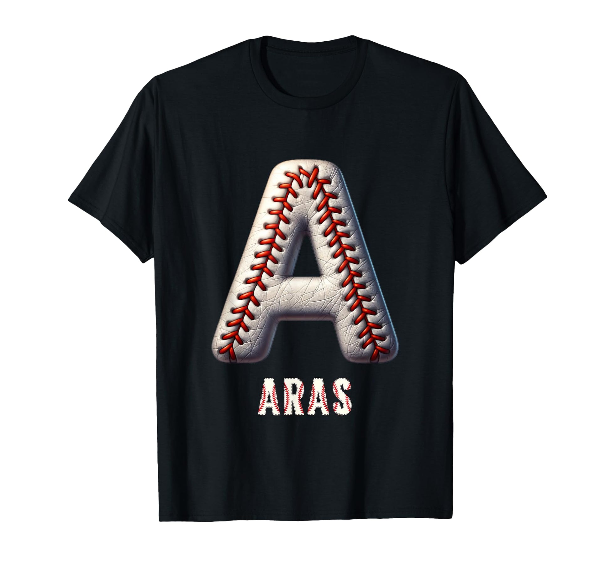 Baseball Home Run Bastian Initial T-Shirt - Novelty Apparel Men Women - T-Shirt, Sweatshirt, Hoodie