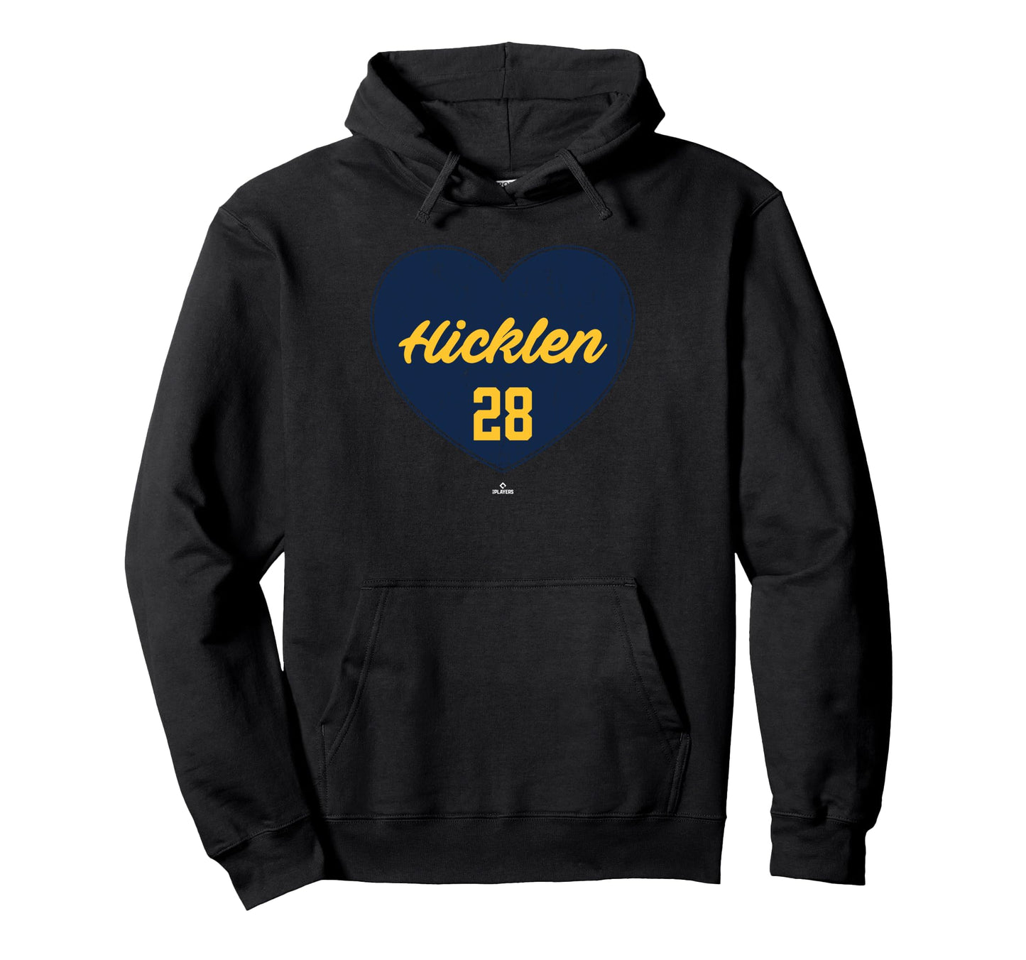 Distressed Heart Brewer Hicklen Milwaukee Hoodie - Novelty Apparel Unisex - T-Shirt, Sweatshirt, Hoodie