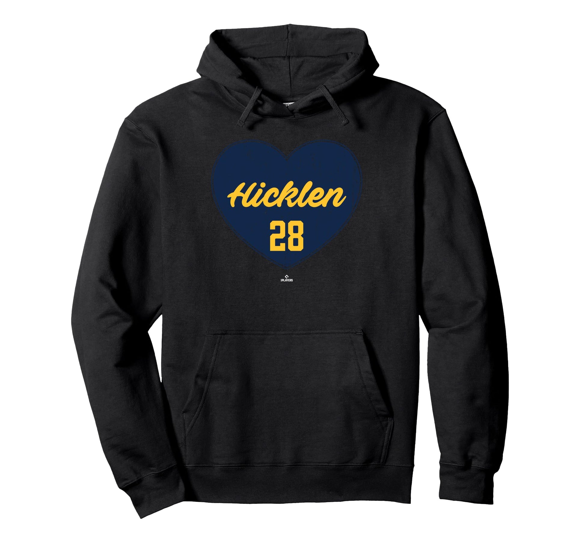 Distressed Heart Brewer Hicklen Milwaukee Hoodie - Novelty Apparel Unisex - T-Shirt, Sweatshirt, Hoodie