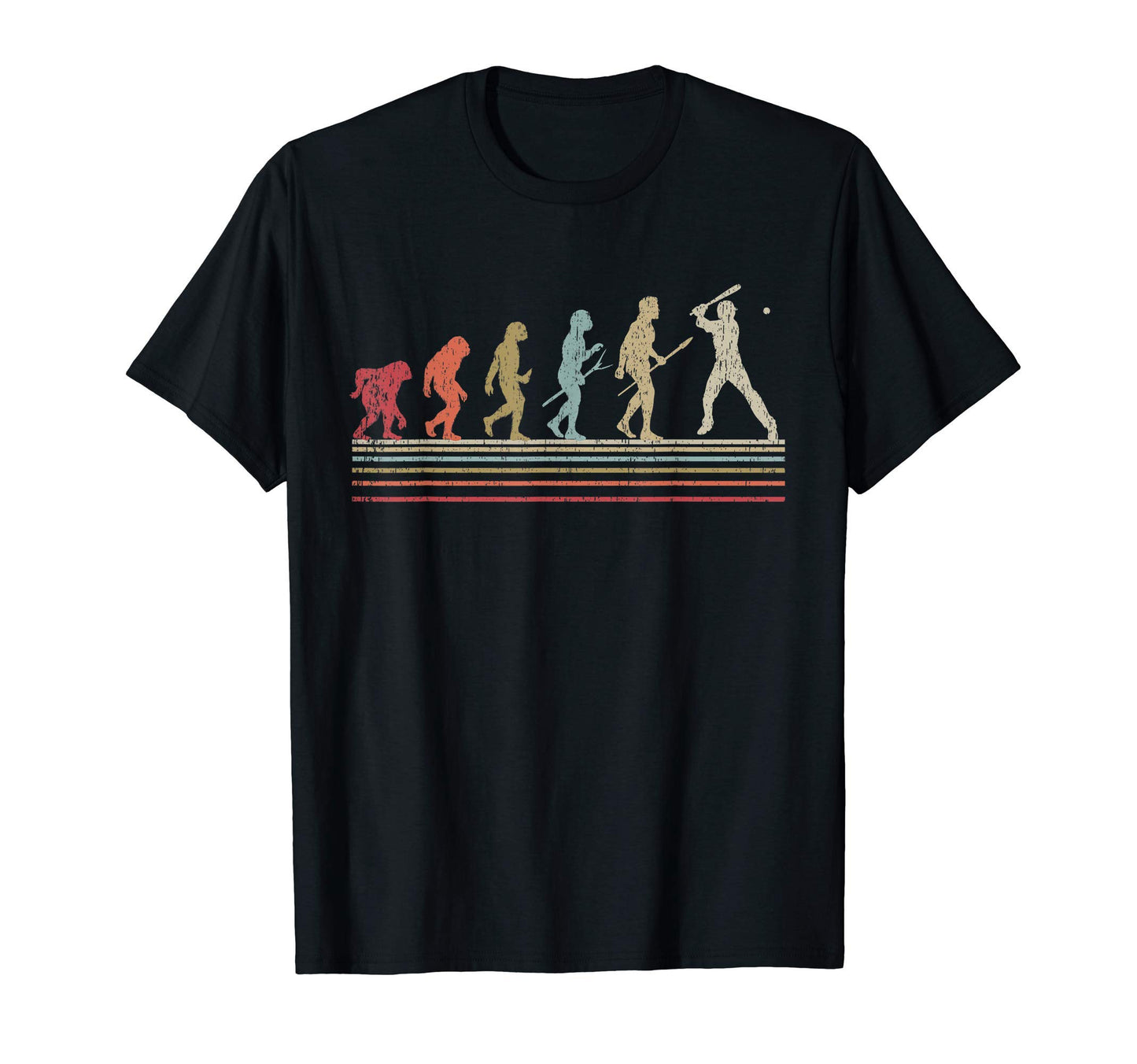 Funny Baseball Evolution Gift T-Shirt - Trendy Graphic Men Women - T-Shirt, Sweatshirt, Hoodie