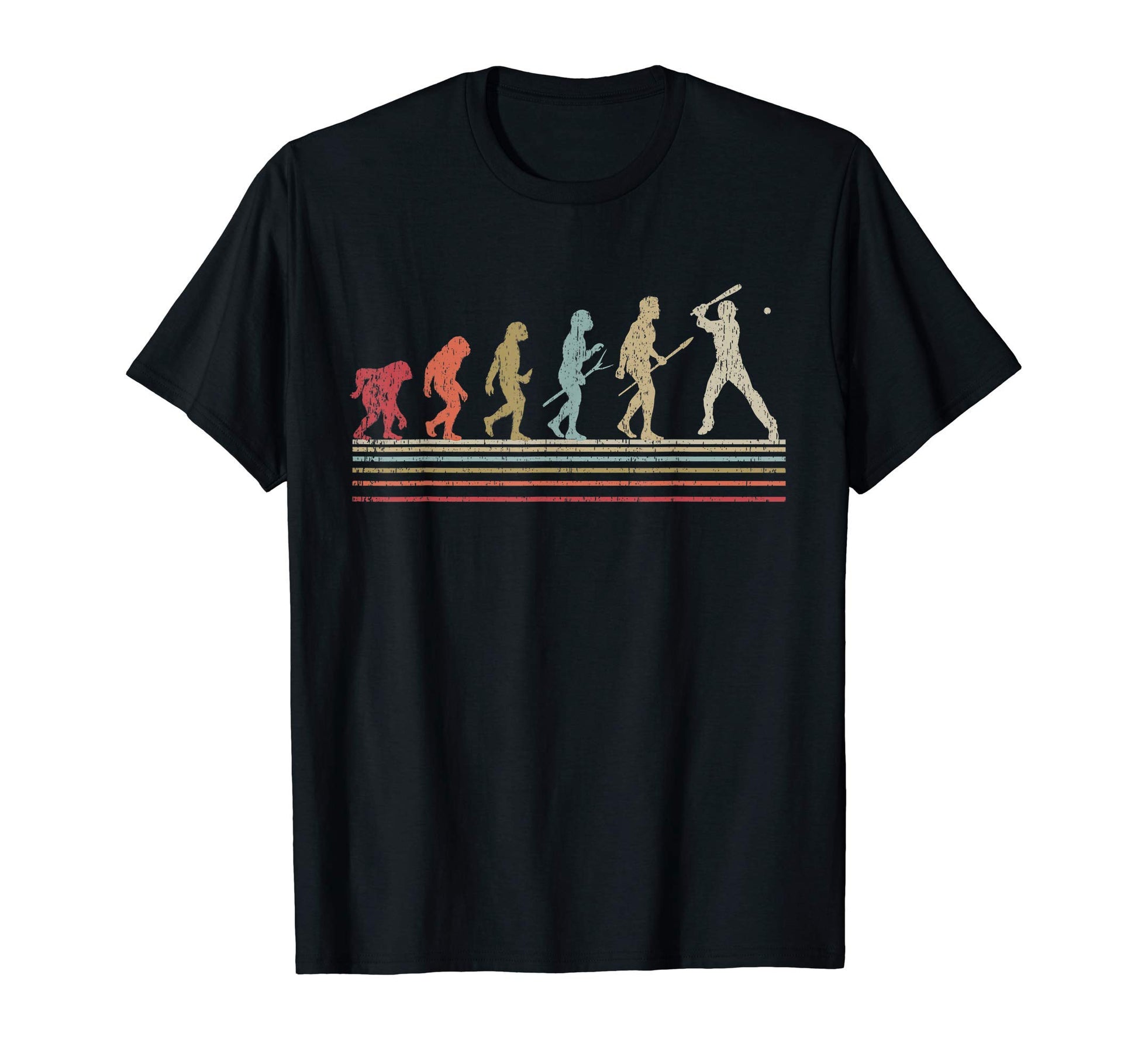 Funny Baseball Evolution Gift T-Shirt - Trendy Graphic Men Women - T-Shirt, Sweatshirt, Hoodie