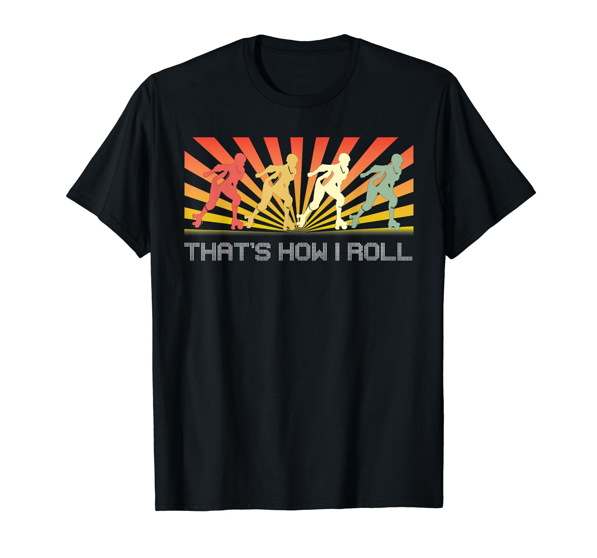 1970S Roller Skates T-Shirt - Graphic Print Men Women - T-Shirt, Sweatshirt, Hoodie