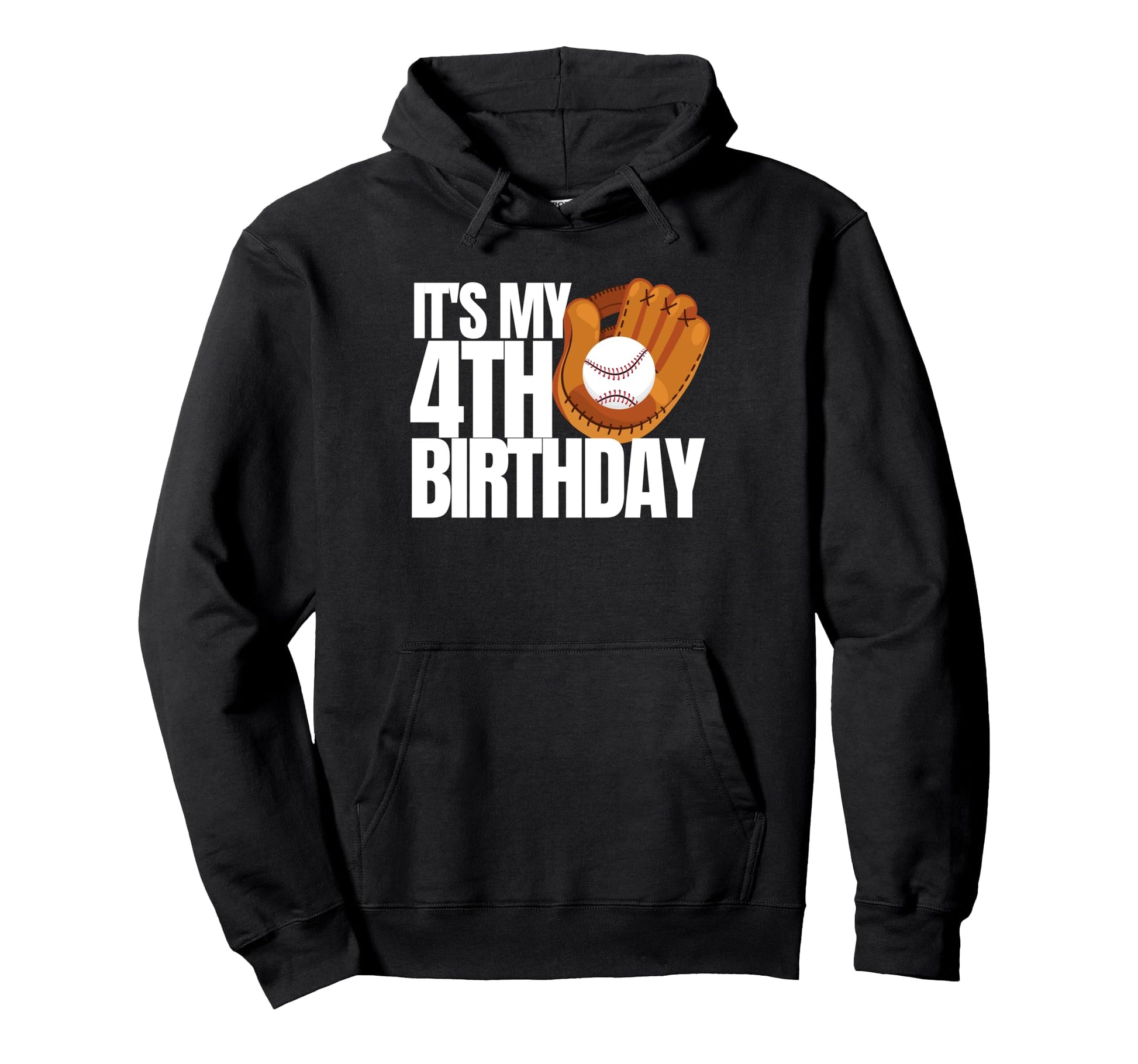 Its My 5Th Birthday Baseball Player Hoodie - Fun Novelty Design Men Women - T-Shirt, Sweatshirt, Hoodie