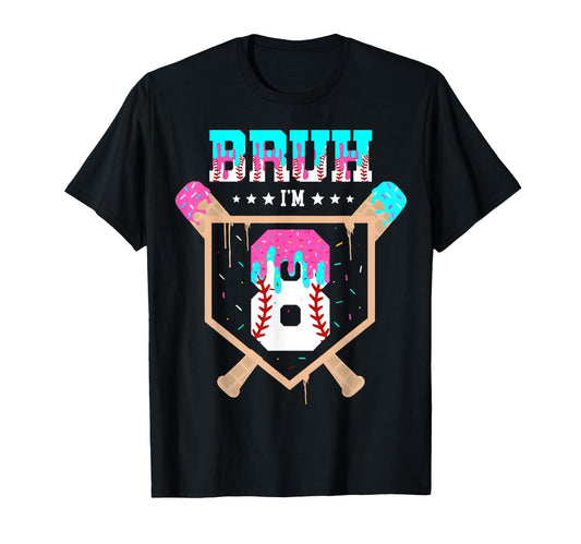 Baseball 8 Year Old Ice Cream Drip 8Th T-Shirt - Custom Art Print Unisex - T-Shirt, Sweatshirt, Hoodie