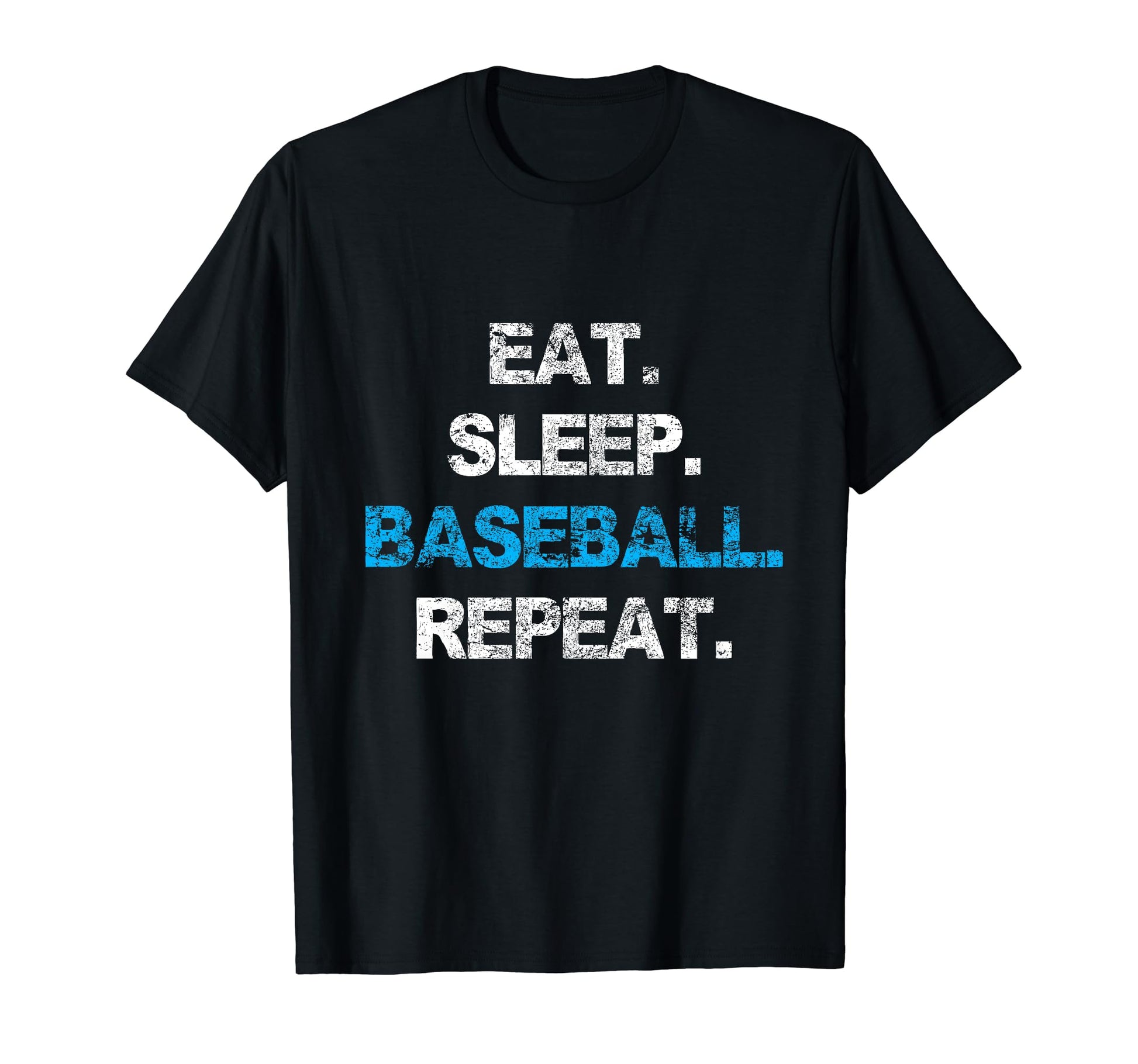 Eat Sleep Baseball Repeat Catcher T-Shirt - Custom Art Print for Adults - T-Shirt, Sweatshirt, Hoodie