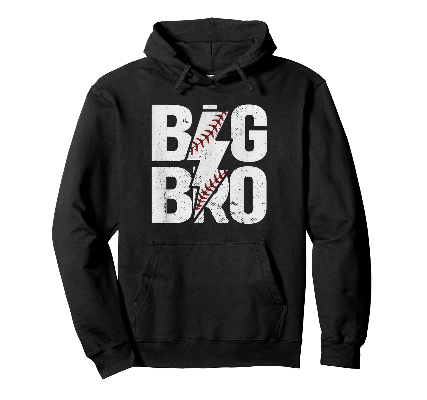 Lightning Bolt Big Bro Announcement Hoodie - Minimalist Print Men Women - T-Shirt, Sweatshirt, Hoodie