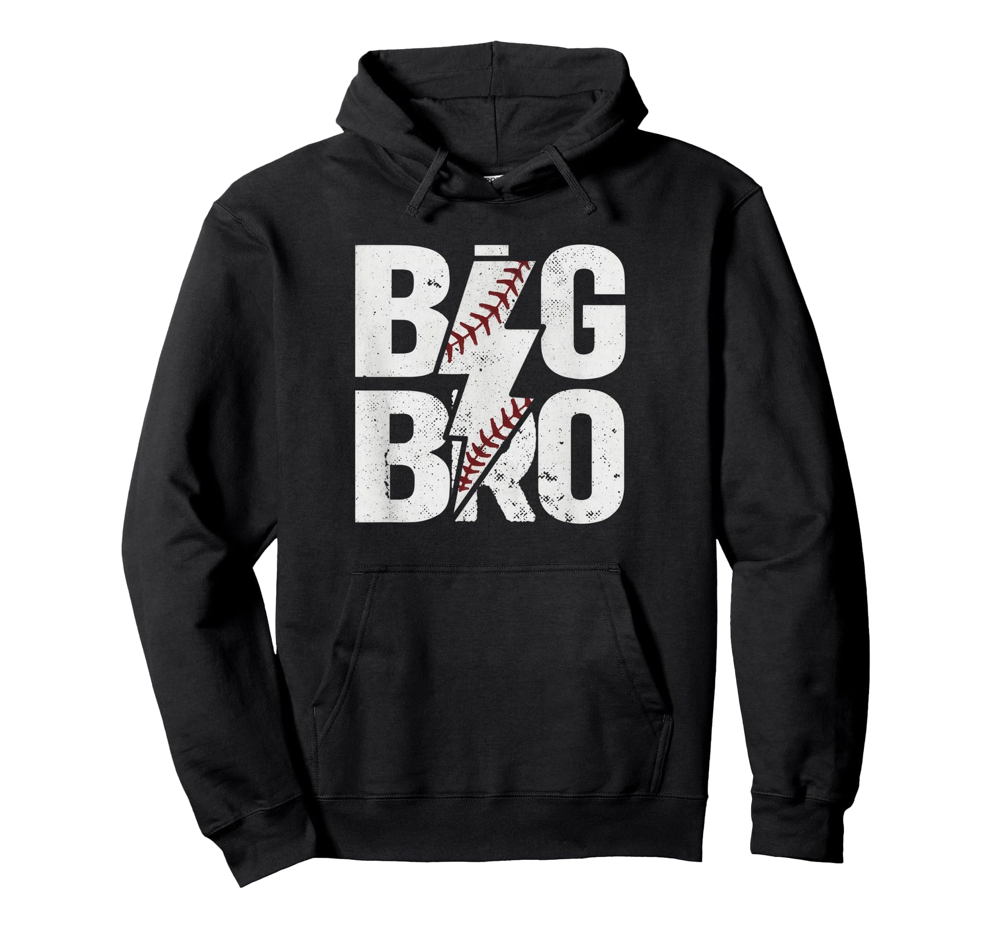 Lightning Bolt Big Bro Announcement Hoodie - Minimalist Print Men Women - T-Shirt, Sweatshirt, Hoodie