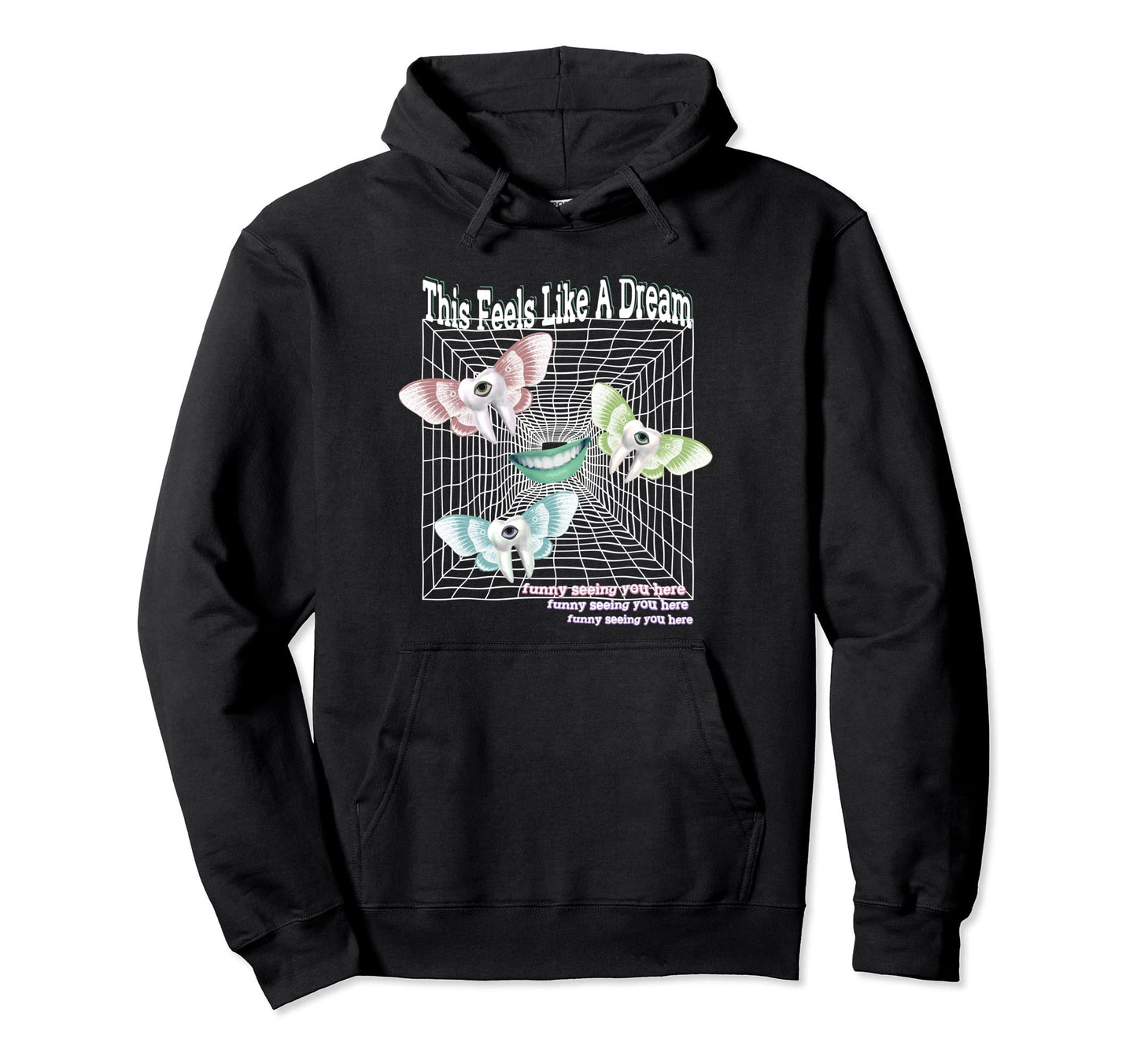 Weirdcore Aesthetic This Feels Like Hoodie - Novelty Apparel Men Women - T-Shirt, Sweatshirt, Hoodie