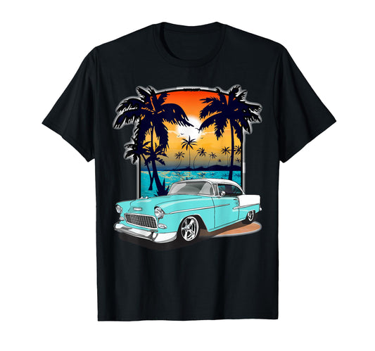 1955 55 56 57 Bel Air 50S Old Hot Rod T-Shirt - Unique Graphic Unisex - T-Shirt, Sweatshirt, Hoodie