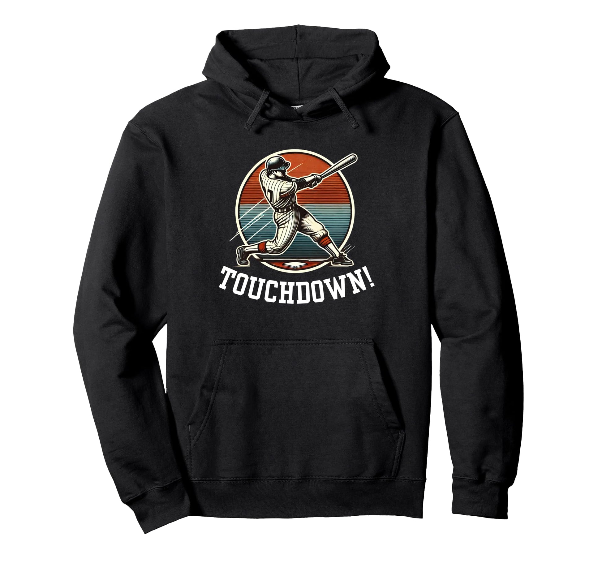 Touchdown Homerun Sports Mash Up Football Hoodie - Minimalist Print Unisex - T-Shirt, Sweatshirt, Hoodie