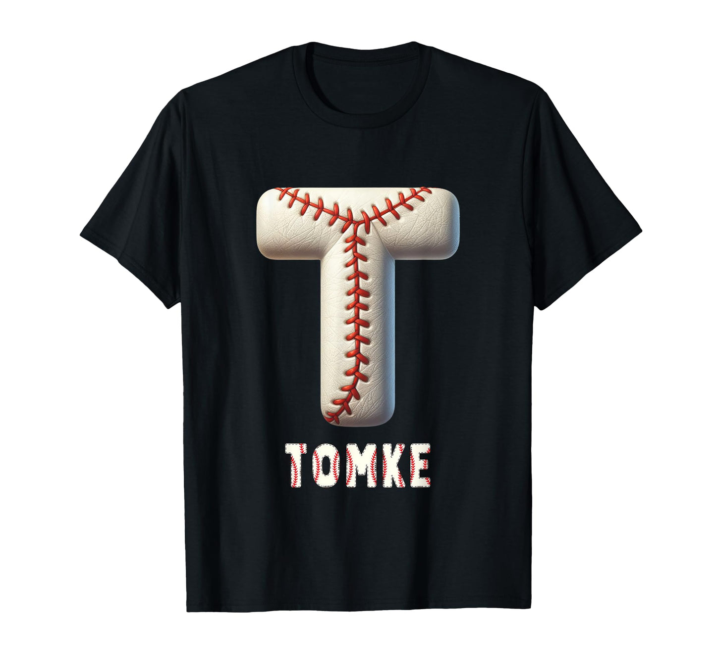 Baseball Home Run Tama Initial Letter T-Shirt - Unique Graphic for Adults - T-Shirt, Sweatshirt, Hoodie