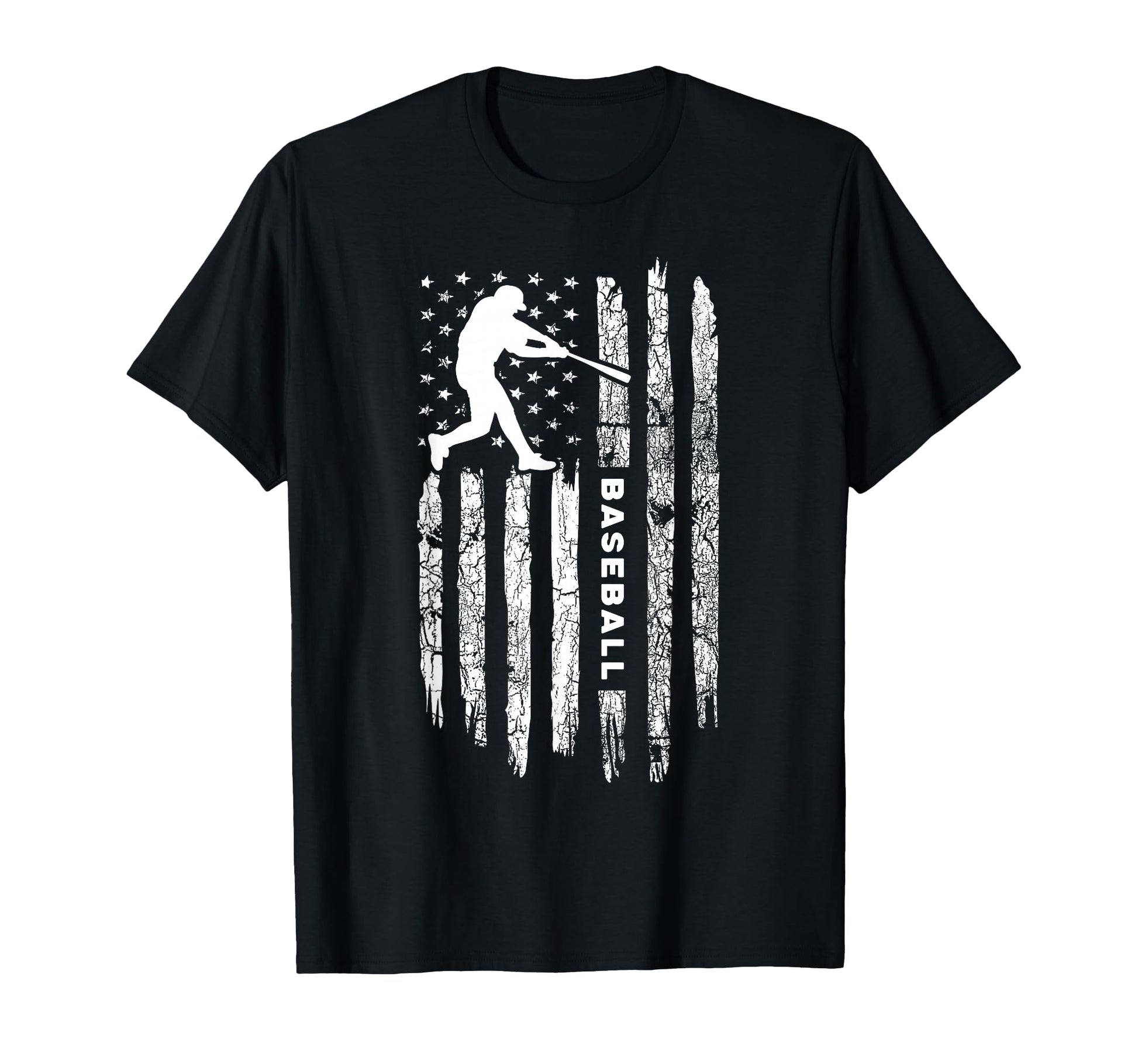 American Flag Baseball Baseball T-Shirt - Novelty Apparel Men Women - T-Shirt, Sweatshirt, Hoodie