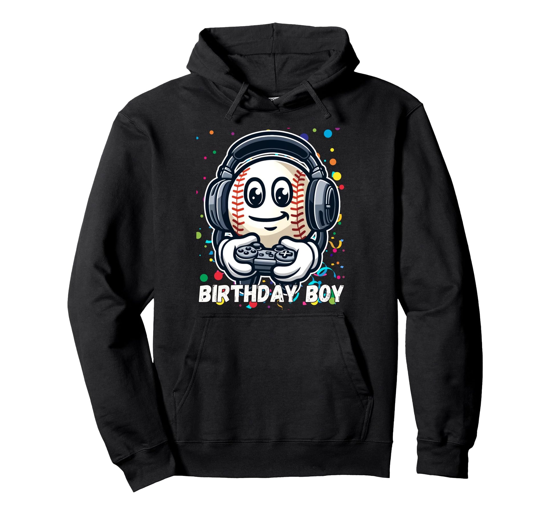 Birthday Bro Baseball Birthday Hoodie - Aesthetic Graphic Men Women - T-Shirt, Sweatshirt, Hoodie
