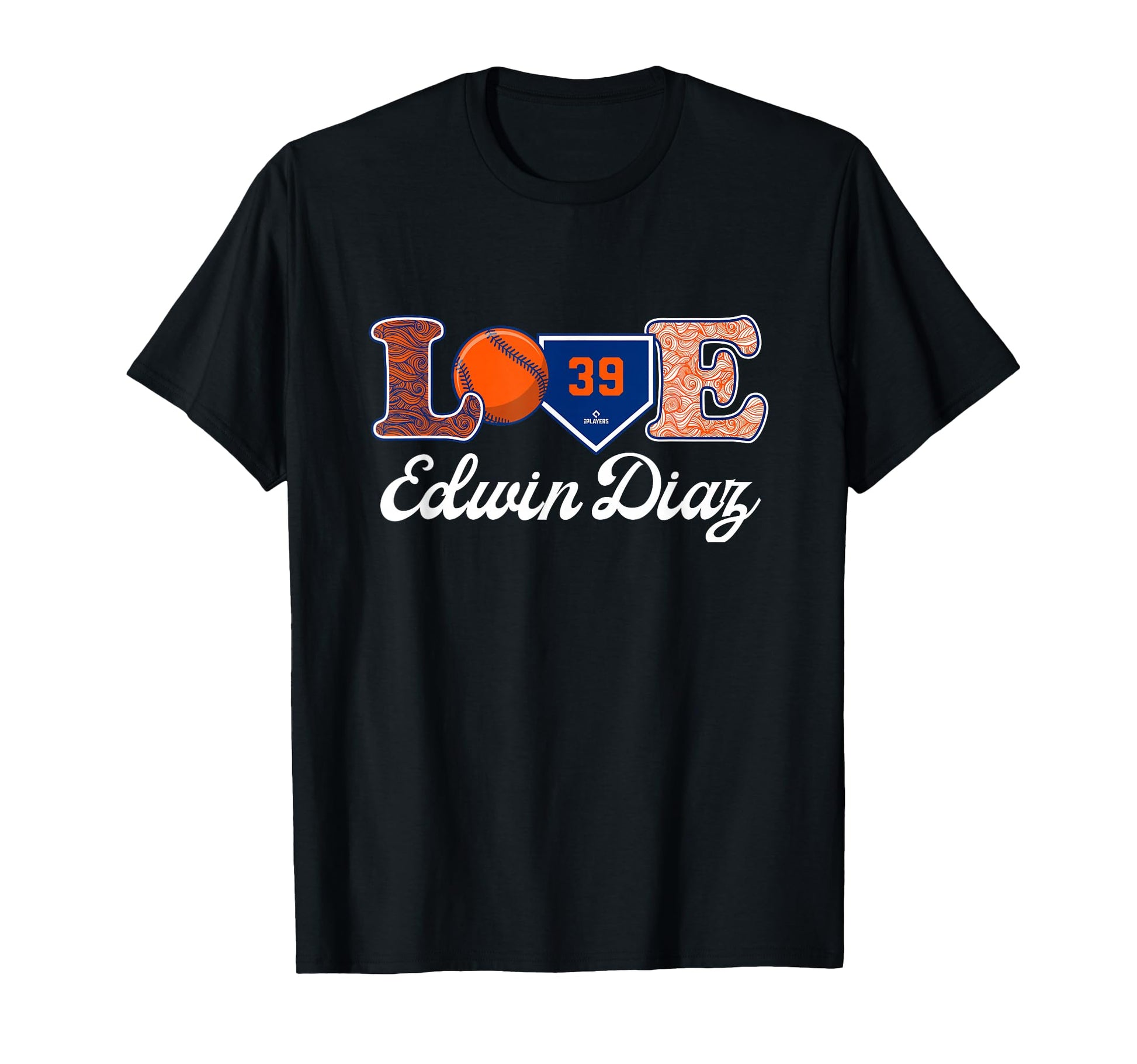 Love Edwin Diaz New York Baseball Mlbpa T-Shirt - Novelty Apparel Men Women - T-Shirt, Sweatshirt, Hoodie