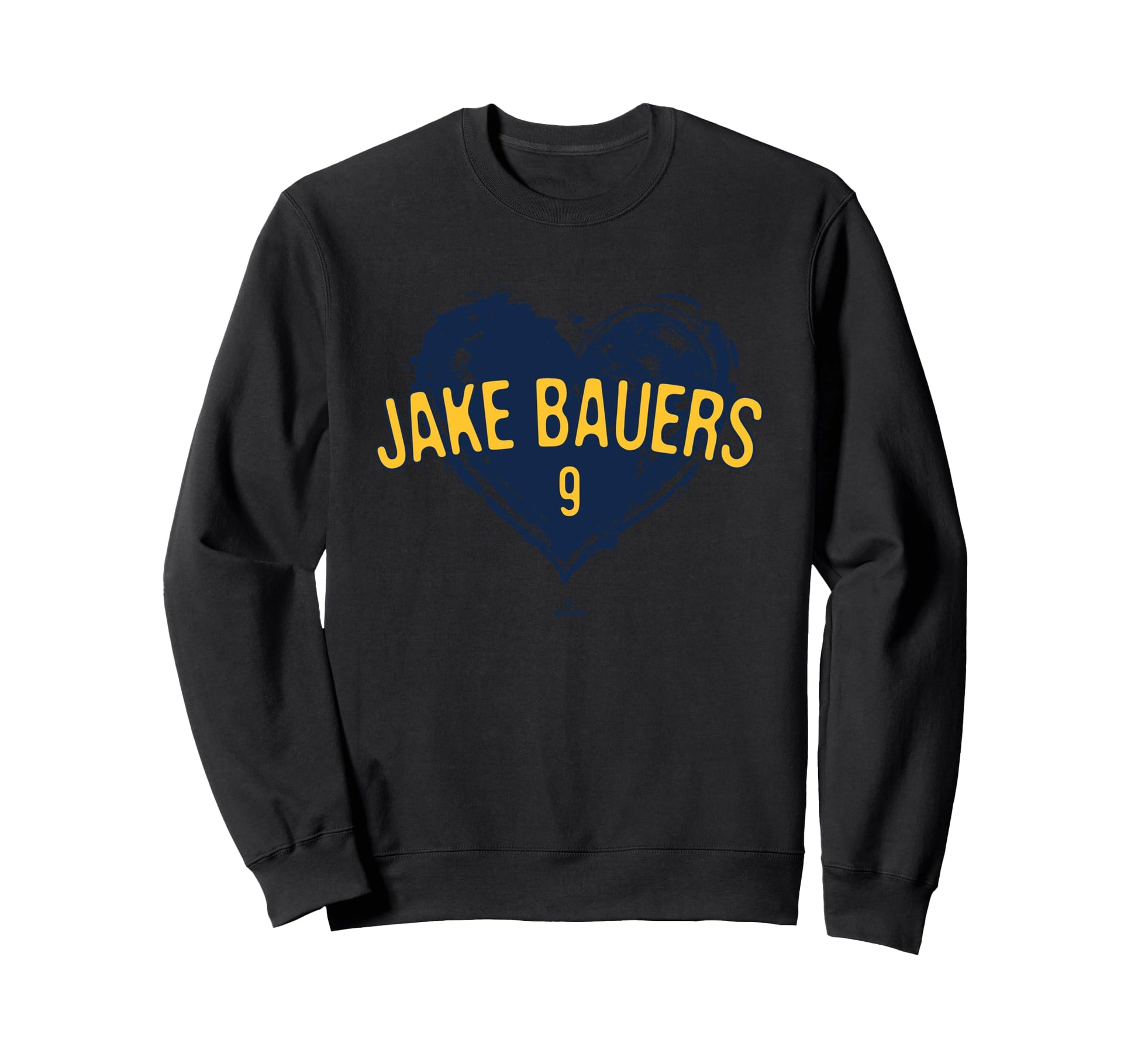 Distressed Heart Jake Bauers Milwaukee Sweatshirt - Trendy Graphic Unisex - T-Shirt, Sweatshirt, Hoodie