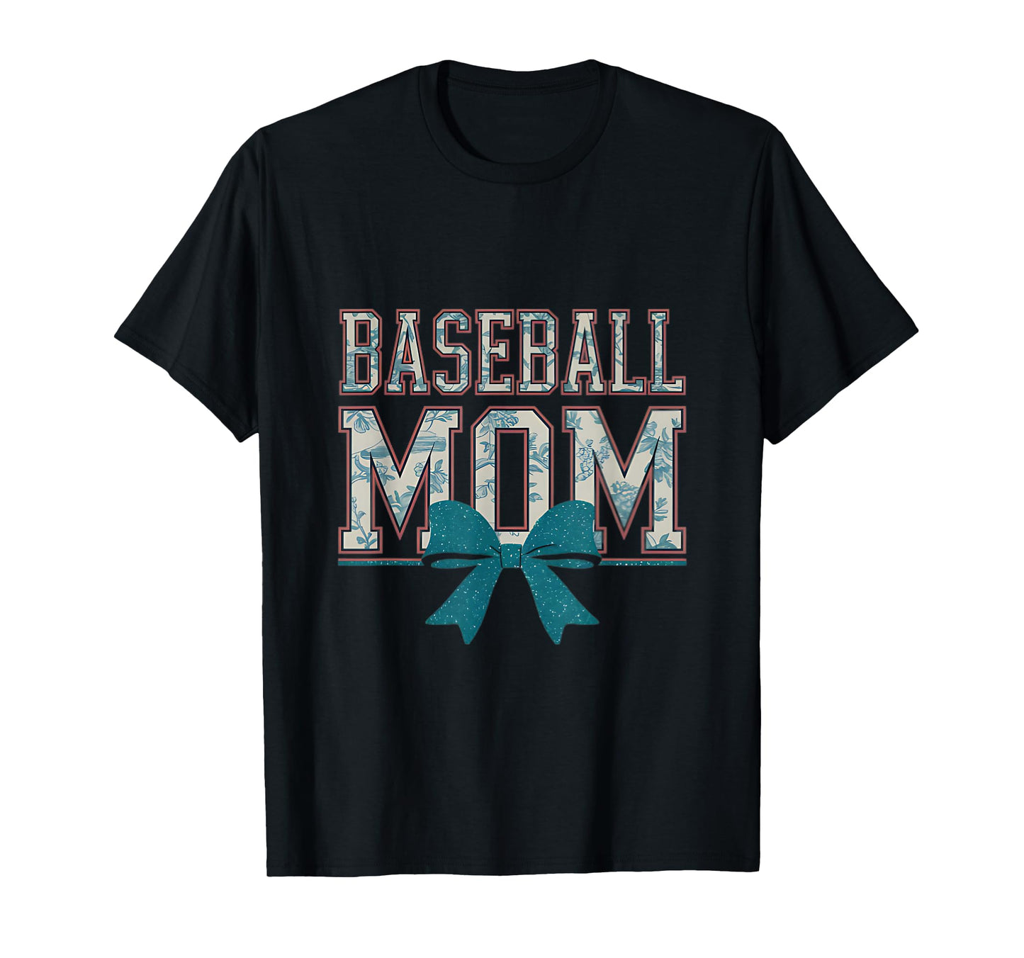 Baseball Mom Coquette Bow Mothers T-Shirt - Fun Novelty Design Men Women - T-Shirt, Sweatshirt, Hoodie