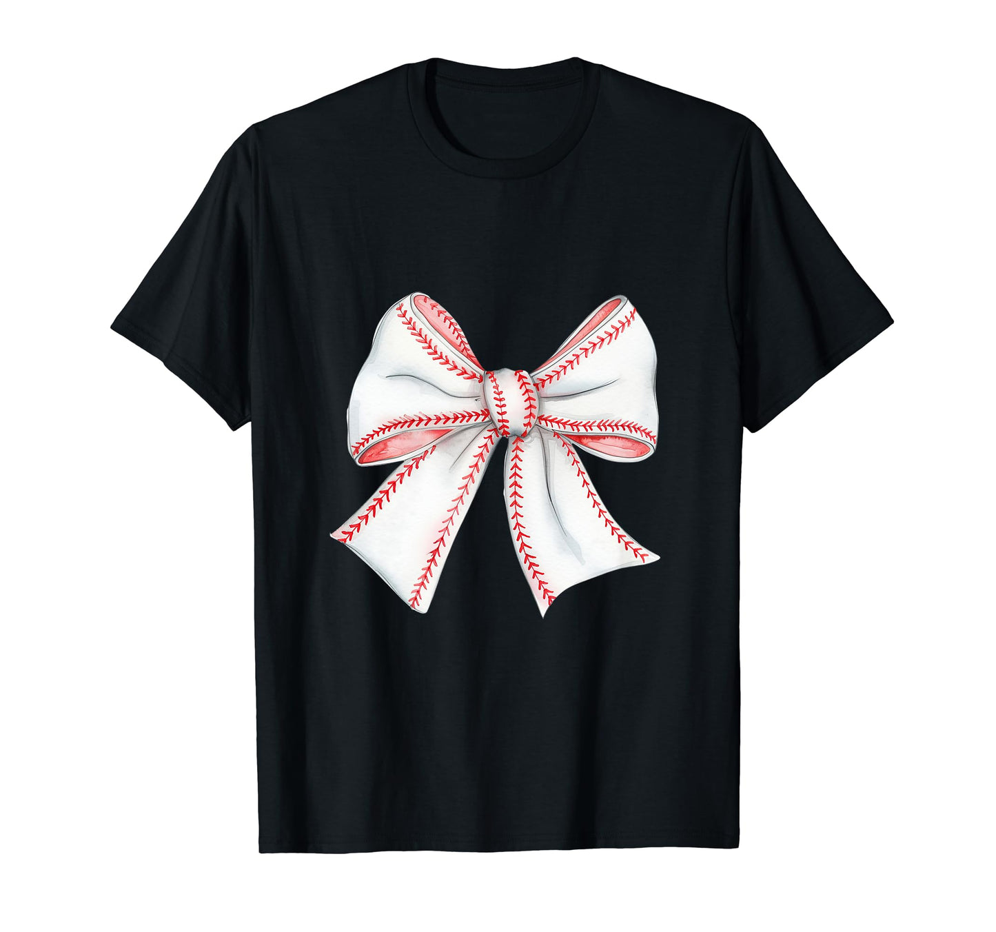 Coquette Bow Baseball Kawaii Charm T-Shirt - Trendy Graphic Men Women - T-Shirt, Sweatshirt, Hoodie